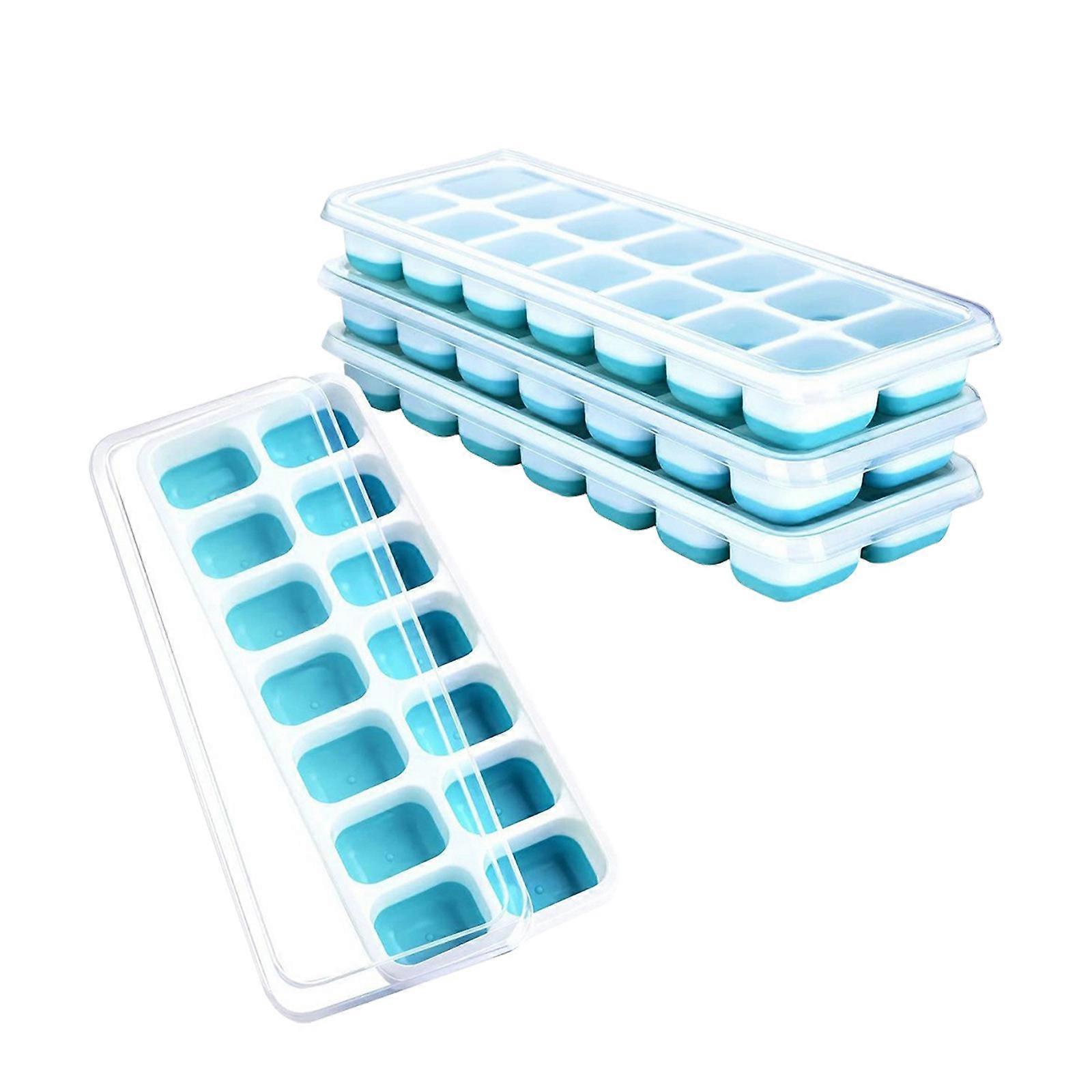The Ice Cubes Tray With Lid With 14 Ice Cubes Can Be Flexibly Stacked Boissons Bar coffee Reusable Gift