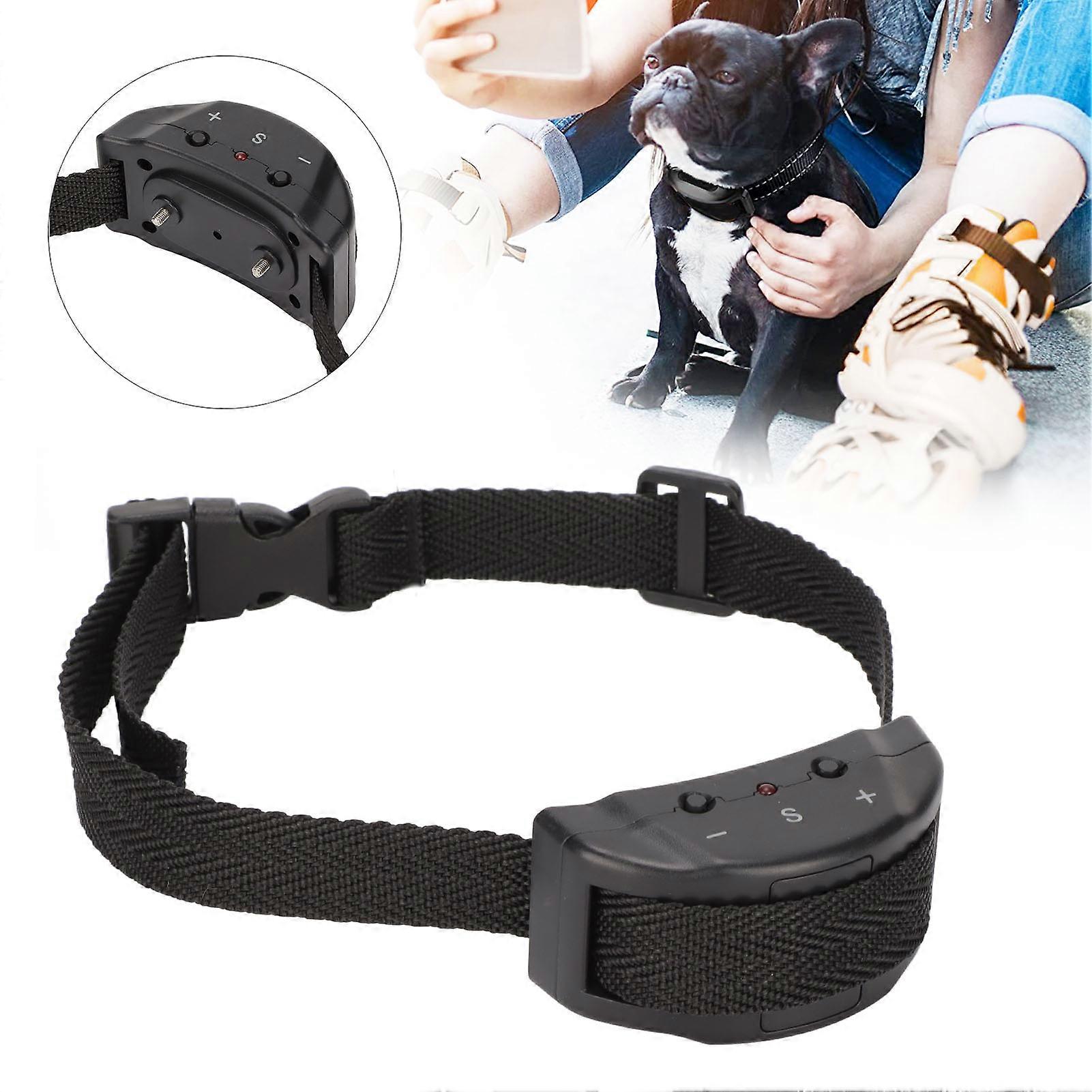 Dog Barking Collar Multifunction Waterproof Adjustable Vibration Intelligent Recognition Training Collar 