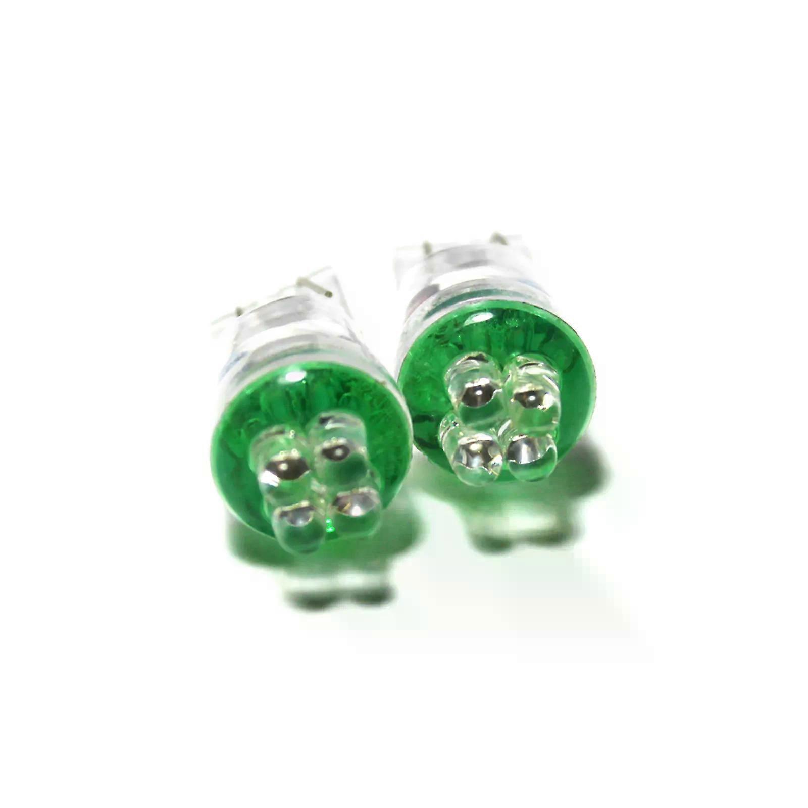 Mercedes E-Class A207 Green 4-LED Xenon Side Light Beam Bulbs Pair Upgrade