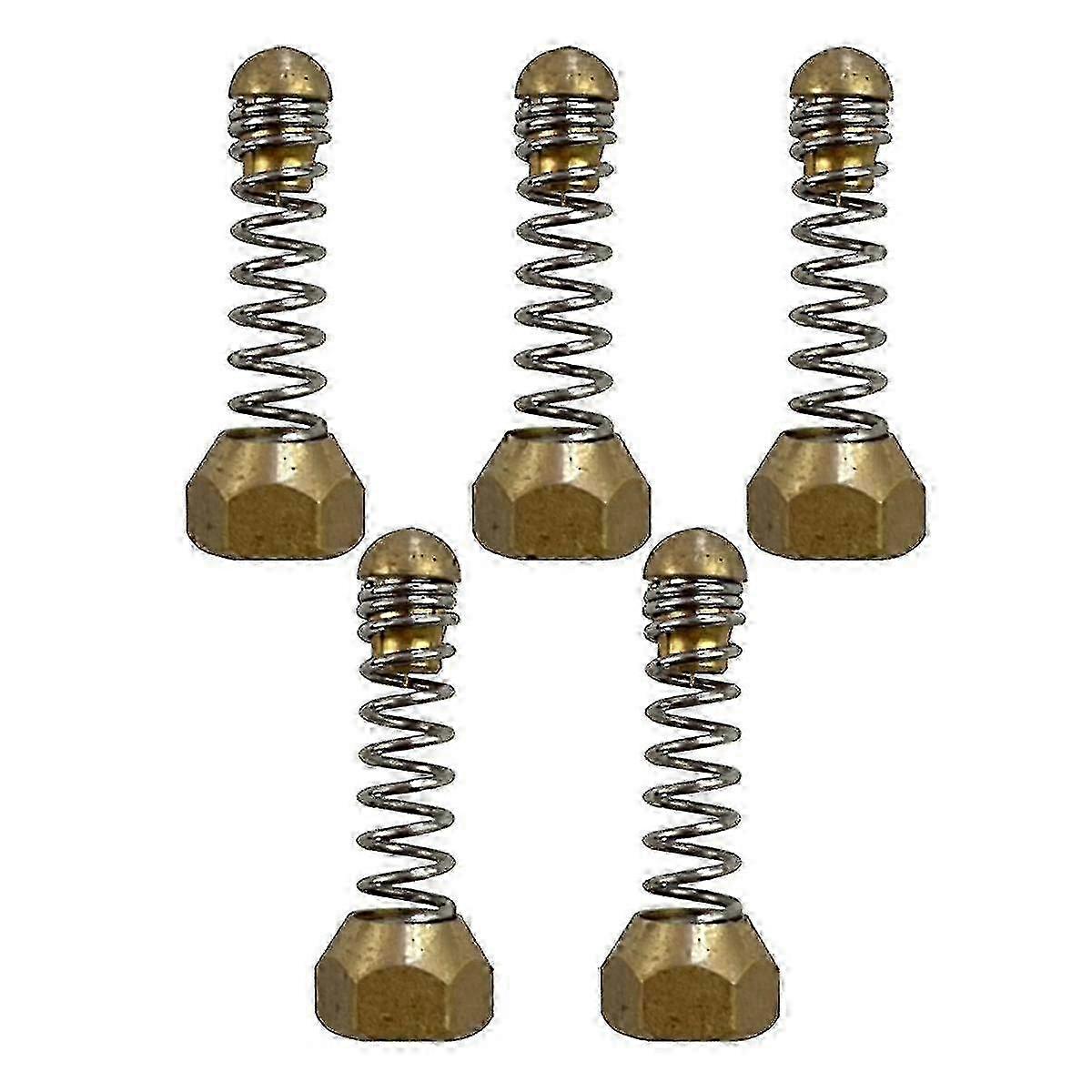 High Pressure Washer Nozzles 1/8 Thread with Spring Ejectors for Sewer Drain Cleaning- 5pcs