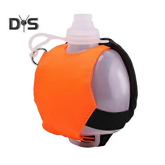 200ML Running Water Bottle Adjustable Wrist Fluorescent Color Safe Nighttime Running Silicone Seal Sport Bottle