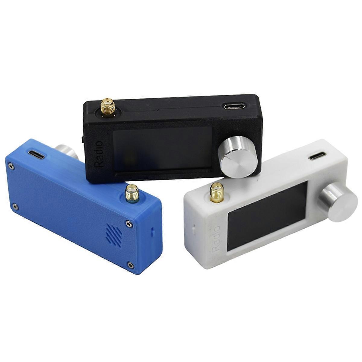 SI4732 Pocket Radio 1.9inch IPS Screen 0.5-108mhz Pocket Mini Radio LSB USB AM FM Radio All Band Radio Receiver Blue