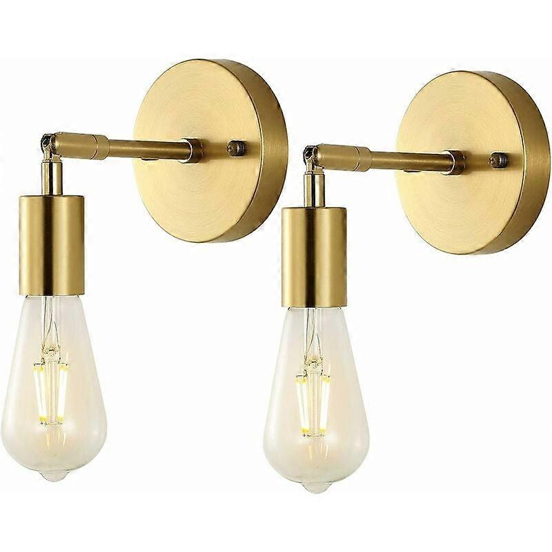 Modern Minimalist Wall Sconce, Flush Mount Fixture With Multiple Mounting Options And Dimmable Functionality For Various Indoor Settings (2 Pack)