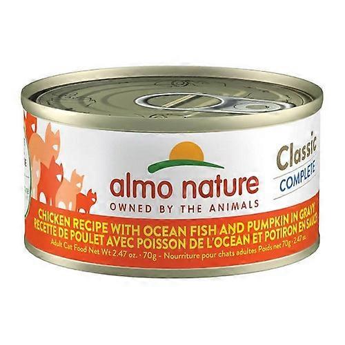 Almo Nature Classic Complete Chicken With Ocean Fish And Pumpkin In Gravy Wet Cat Food, 2.47 Oz (Case Of 12)