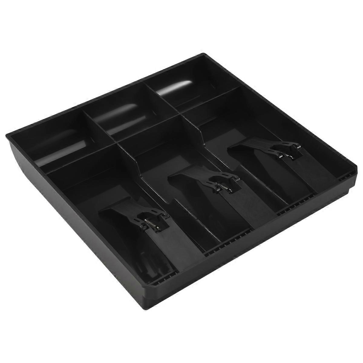 Cashier Drawer Storage Register Tray Box Classify Store Black