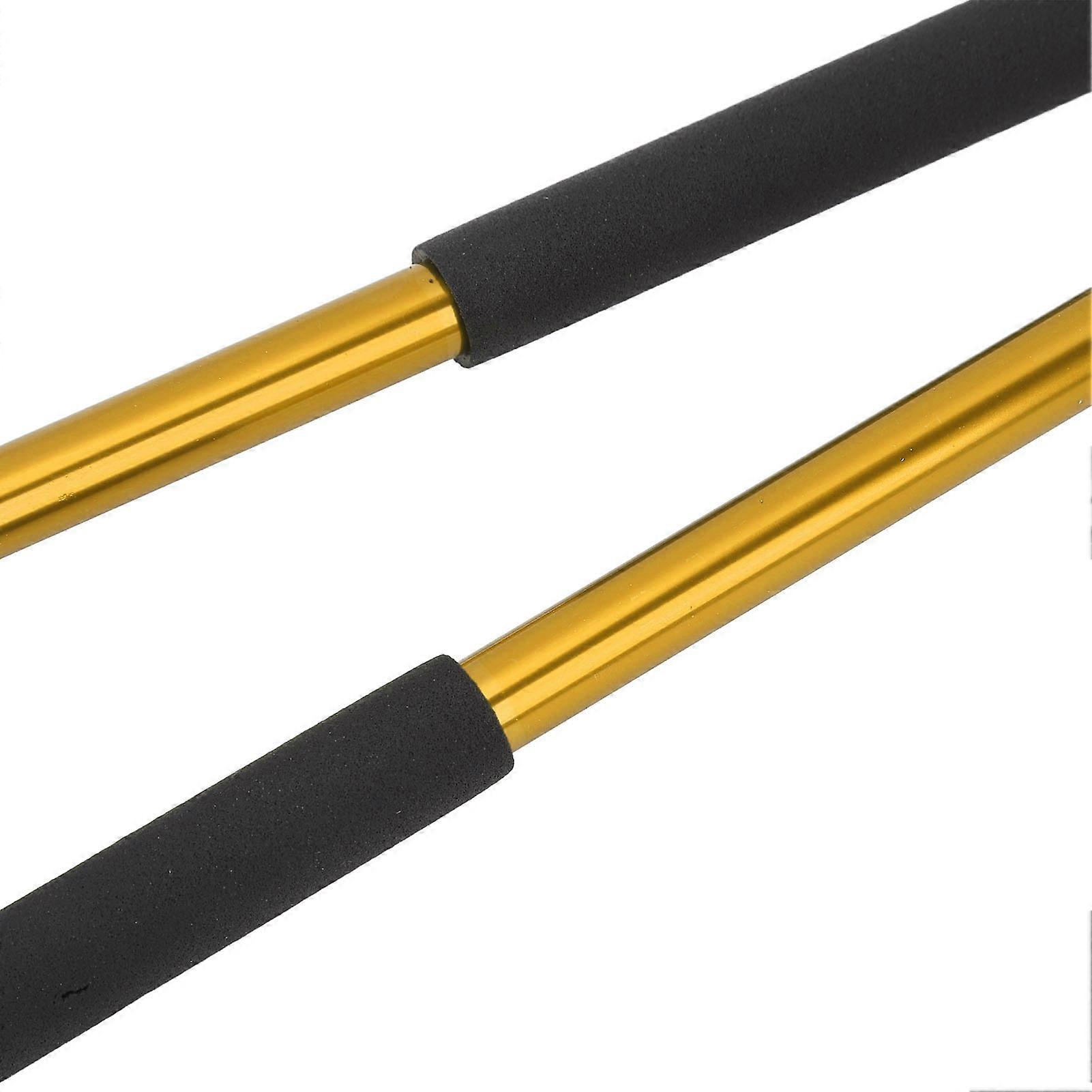Set of 2 Timpani Mallets, Soft Wool Felt Head, Non-Slip Rubber Handle, Gold Alloy Percussion Stick