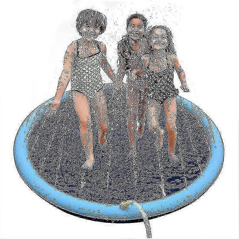 Bird Cages Stands Play Cooling Pet Sprinkler Mat Swimming Pool Outdoor Inflatable Water Spray Pad 170cm
