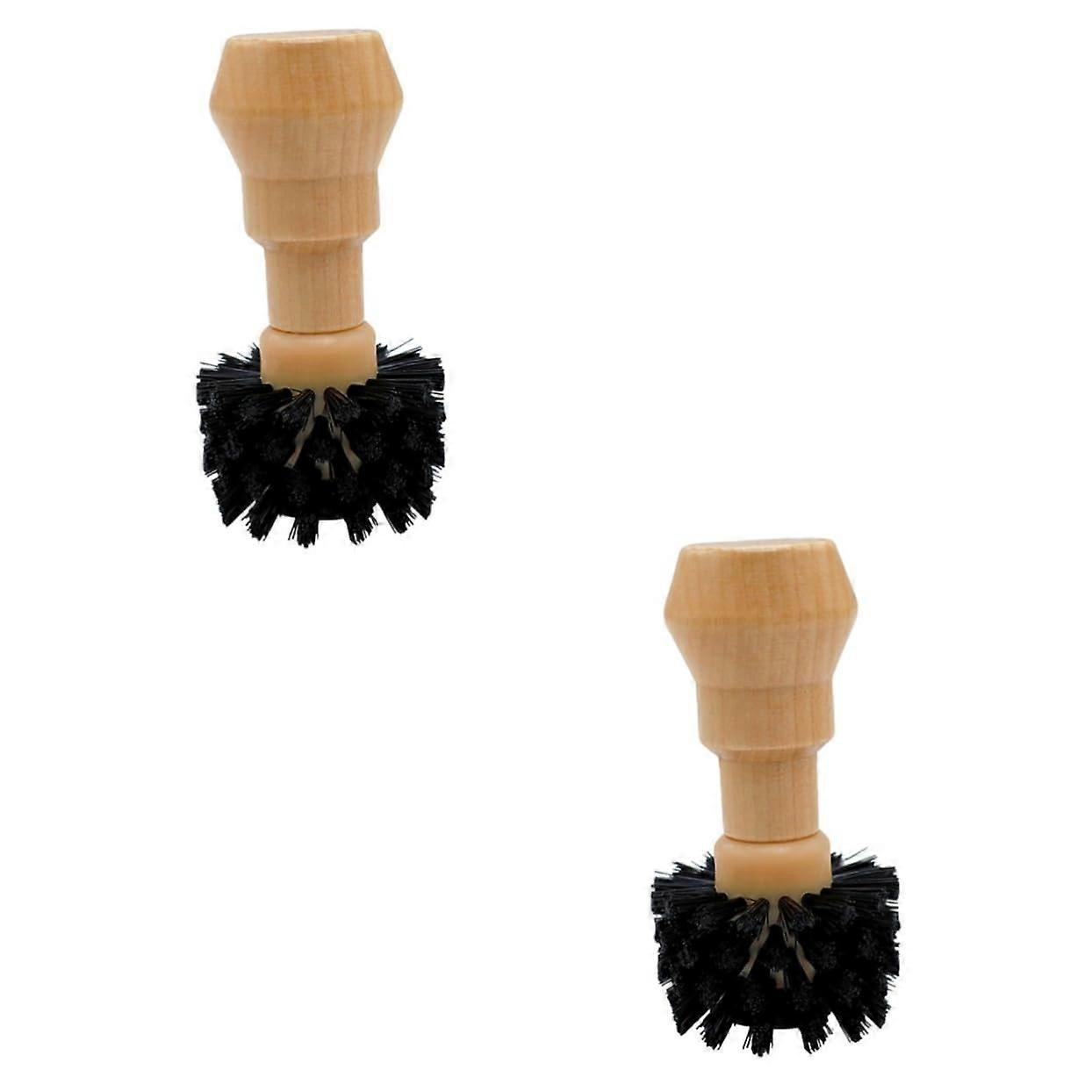 2 pcs Espresso Machine Cleaning Brush Versatile Coffee Machine Cleaner Brush