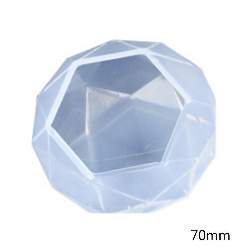 Crystal Epoxy Resin Mold Diamond Pendant Casting Mould Handmade DIY Crafts Ornaments Making Tools 70mm