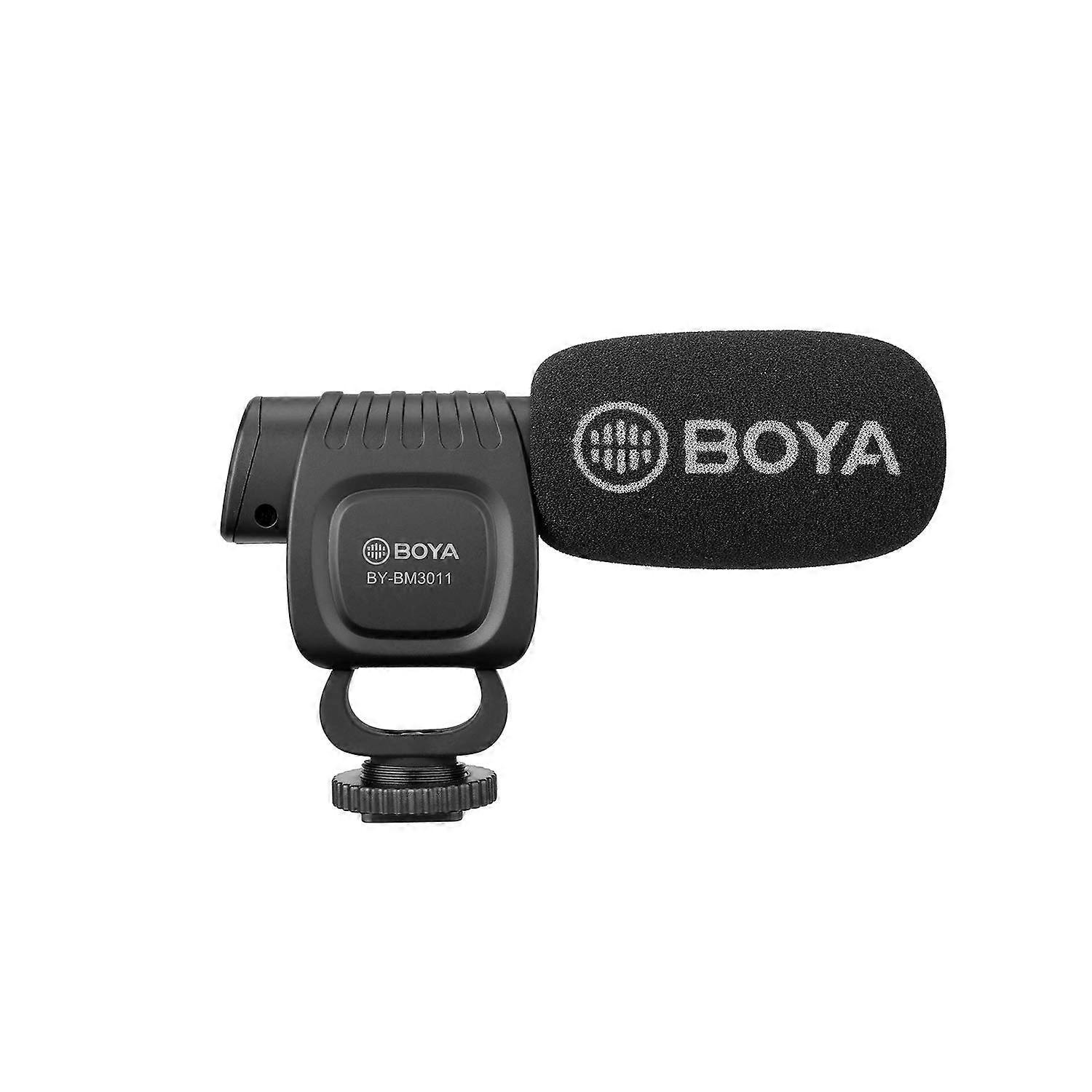 BY-BM3011 Camera Microphone, Shotgun Microphone with Foam Deadcat Windshield Super Cardioid Video Microphone for Cameras and Camcorders