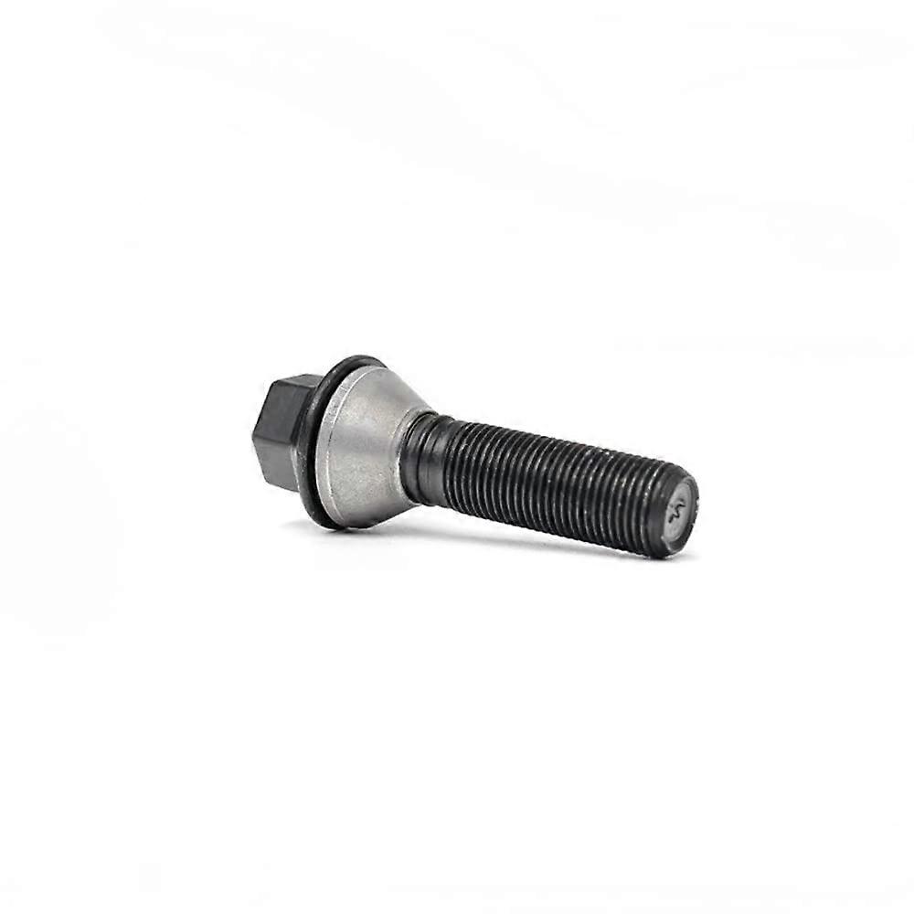 Wheel Bolt Taper-Head M14x1.50 with Movable Cone Length 42.5mm in Black - Heavy Duty Automotive Hardware