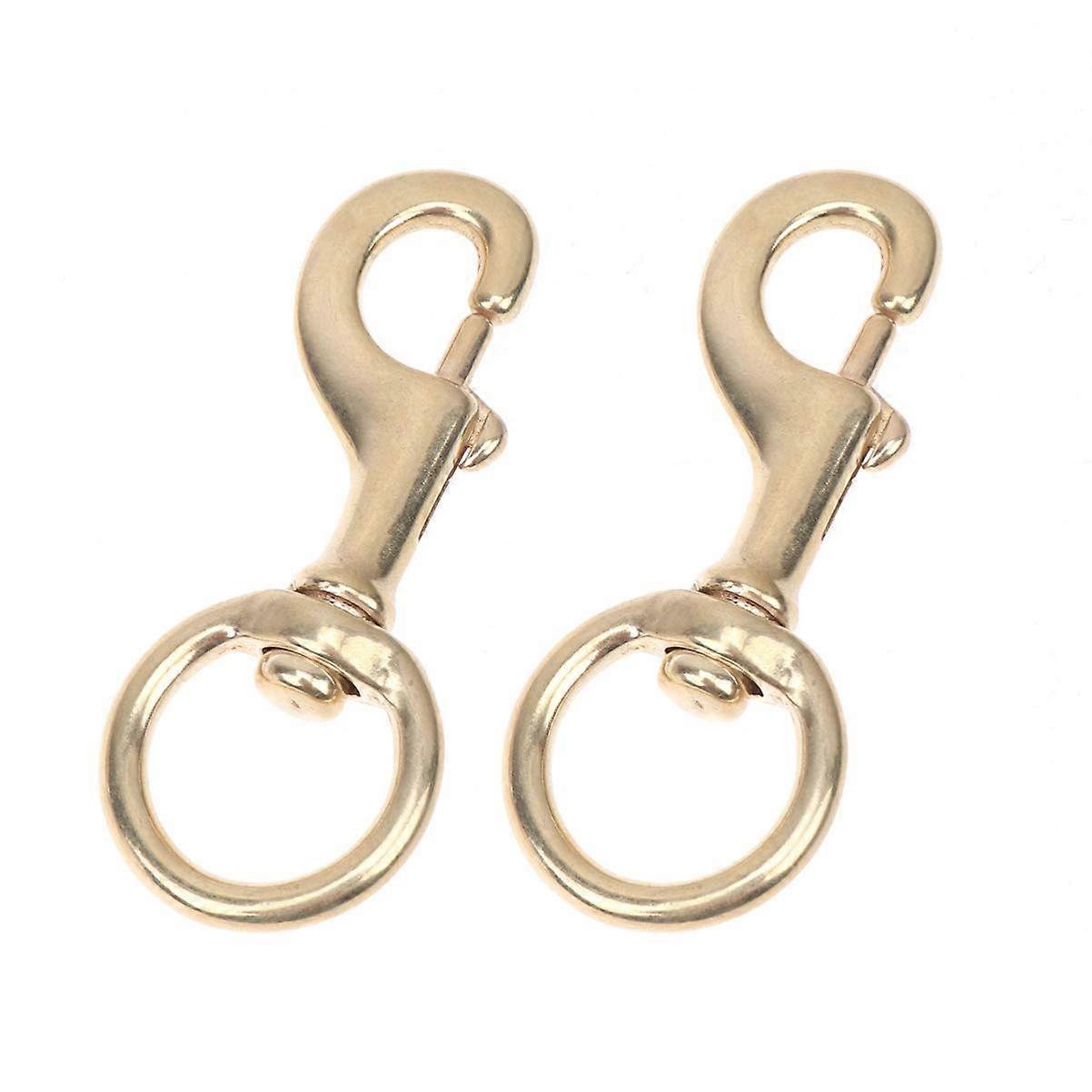 Goldendoodle Accessories 2PCS Swivel Snap Clips Hooks, Brass Flag Pole Clips Hooks