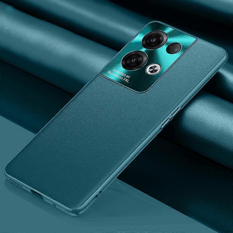 For OPPO Reno8 Pro+ Plain Skin Leather Phone Case