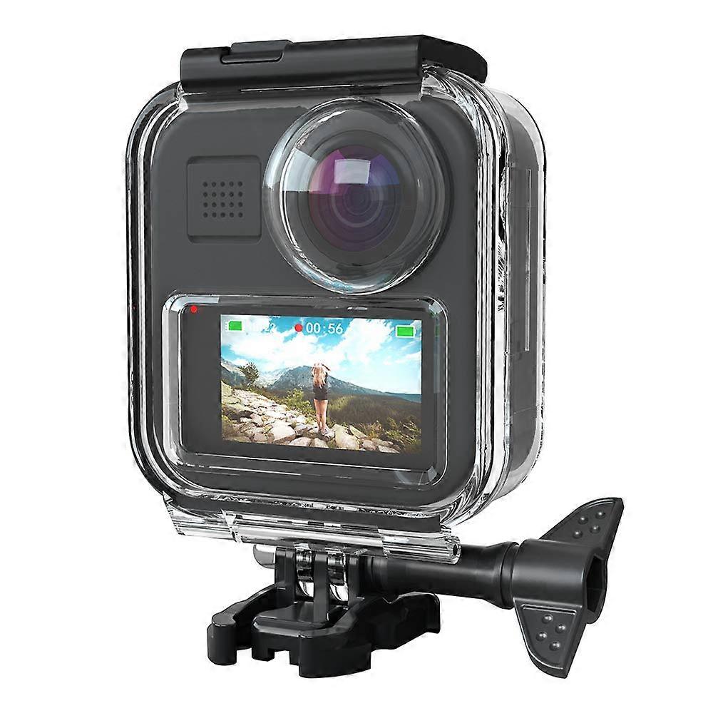 Touchscreen Waterproof Housing Case for GoPro Max 360 Action Camera, 20M/65FT Underwater Protective Shell Accessories
