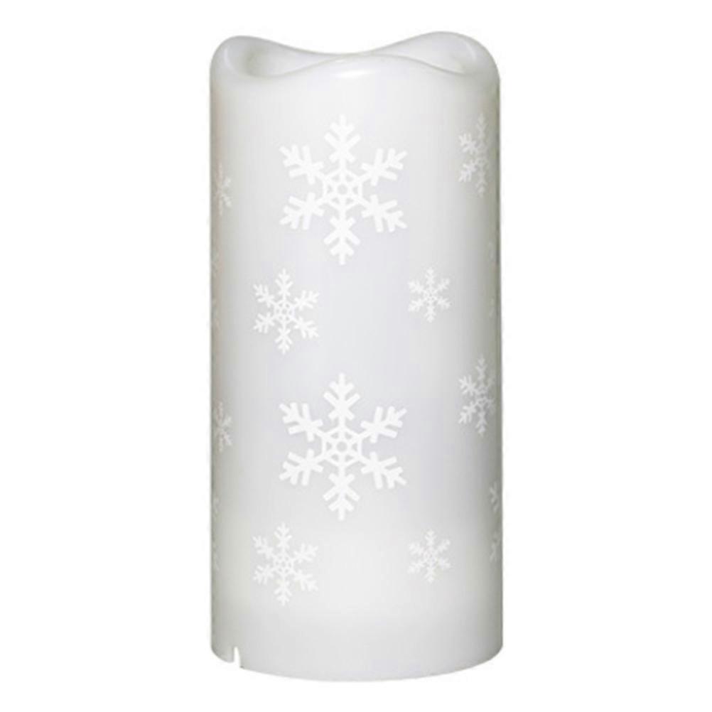 2 in 1 Flameless light Candle Projection Light Candle Light and Luminous Projection Lamp for Christmas Home Decoration