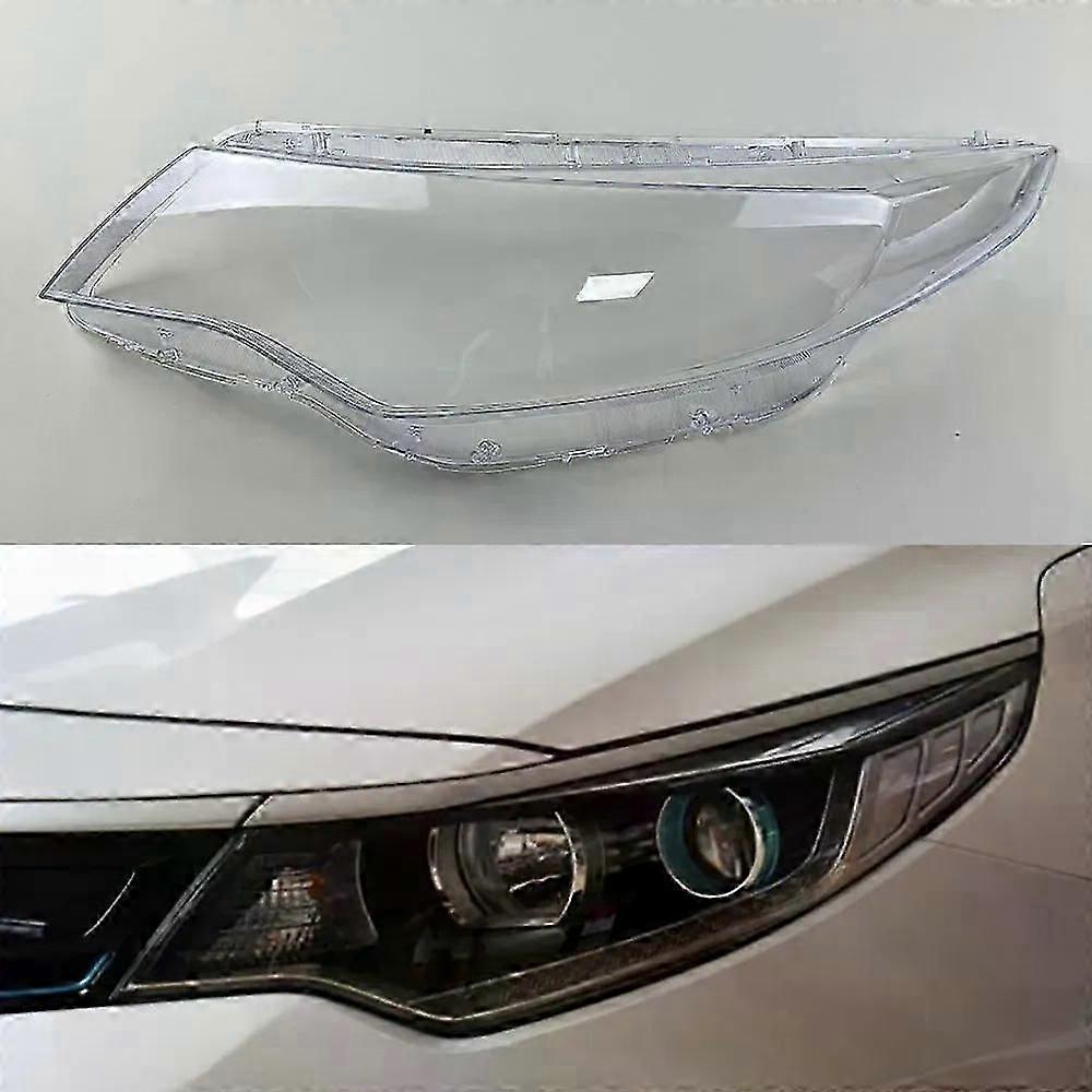 For Kia K5 2016 2017 2018 2019 Transparent Headlight Cover Headlamp Shell Clear Lens Plexiglass Replace Original Lampshade