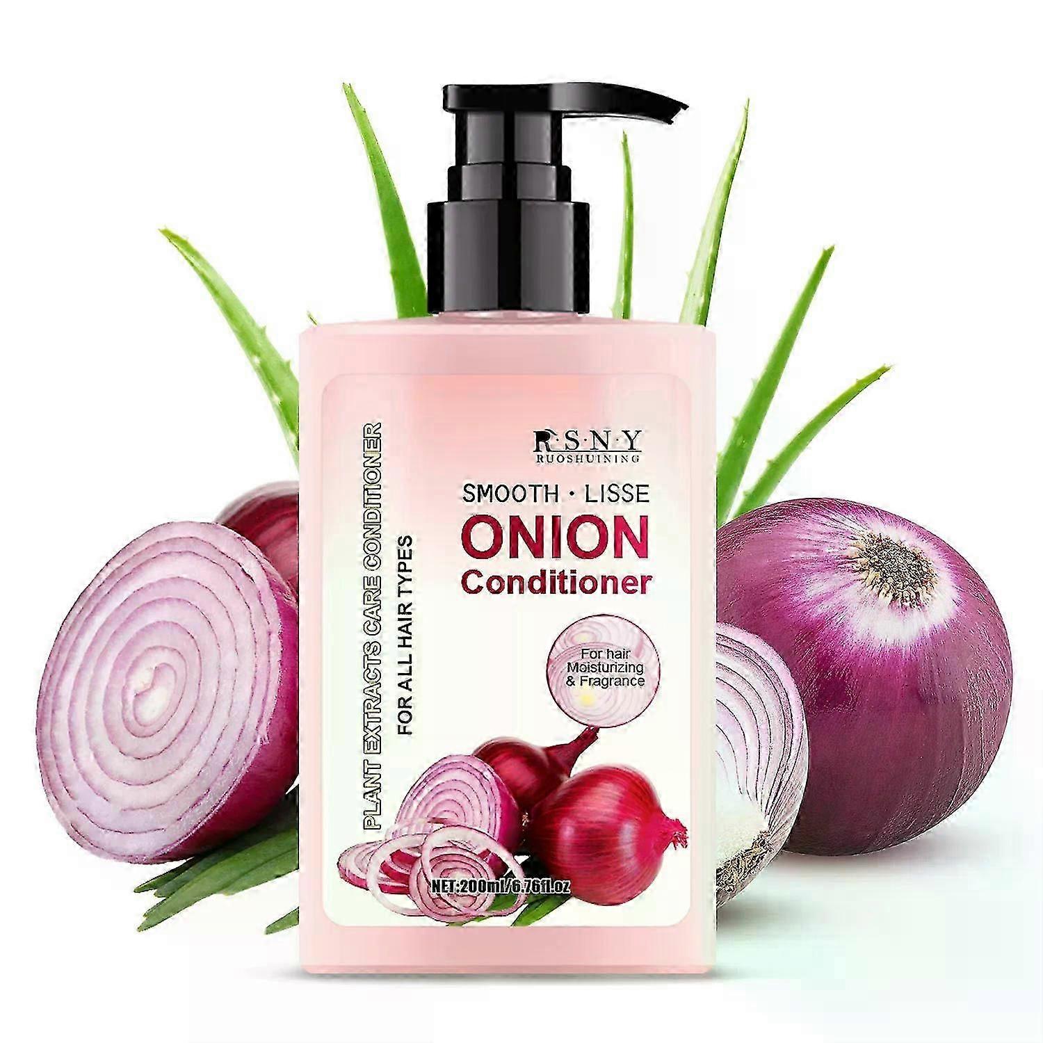 Onion and Aloe Shampoo & Conditioner for Stronger, Thicker and Longer Hair - Soft and Shine, Hair Loss and Thinning Hair, Growth Shampoo