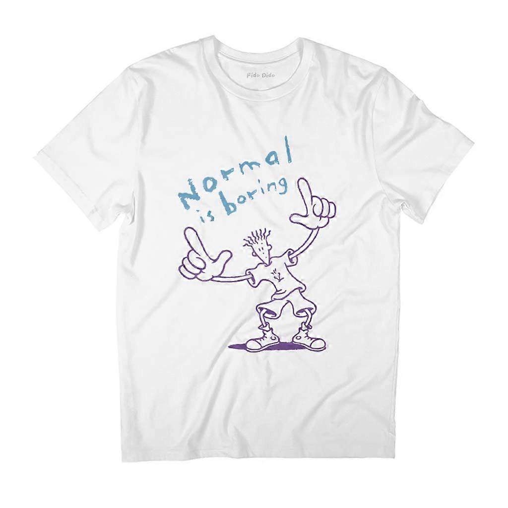Fido Dido Normal Is Boring Men's T-Shirt