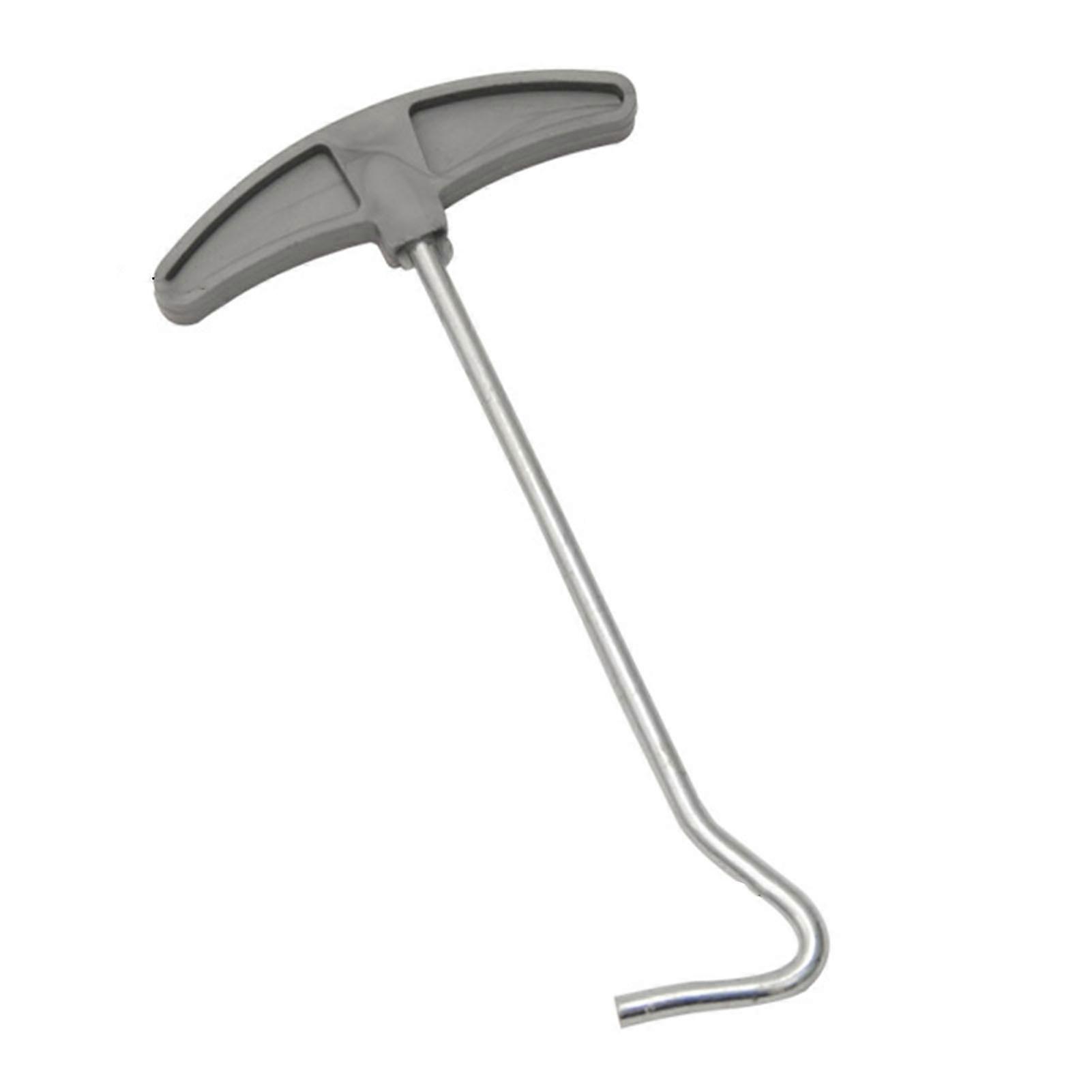 Tent Peg Puller Hook Remover Plastic Alloy Comfortable Handle Grip Effortless Operation Stake Extractor for Camping Canopy