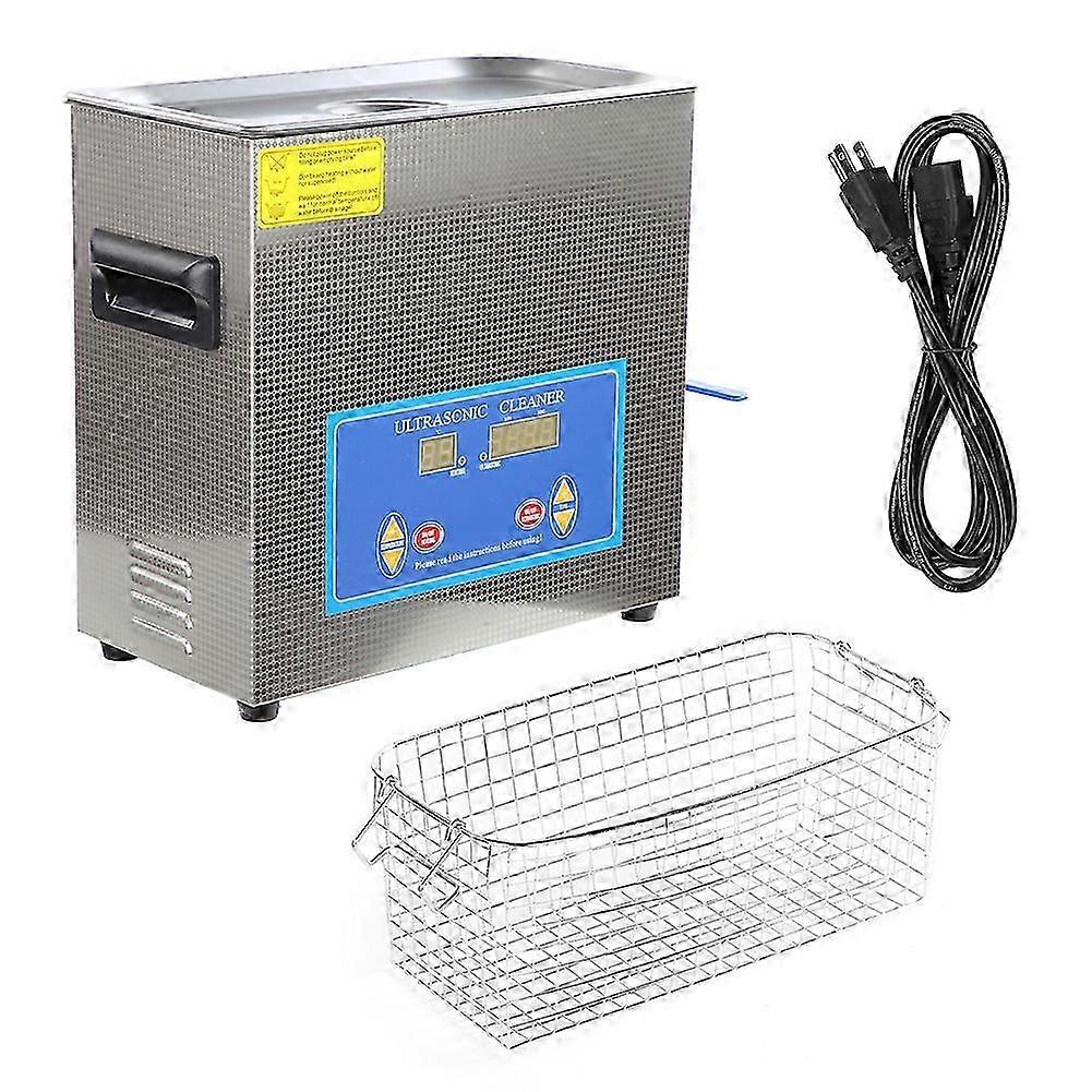 360Htd Ultrasonic Cleaning Machine Digital Timing Heating Cleaner Equipment 6.5l For Multiple Purposesus Plug 100~120v