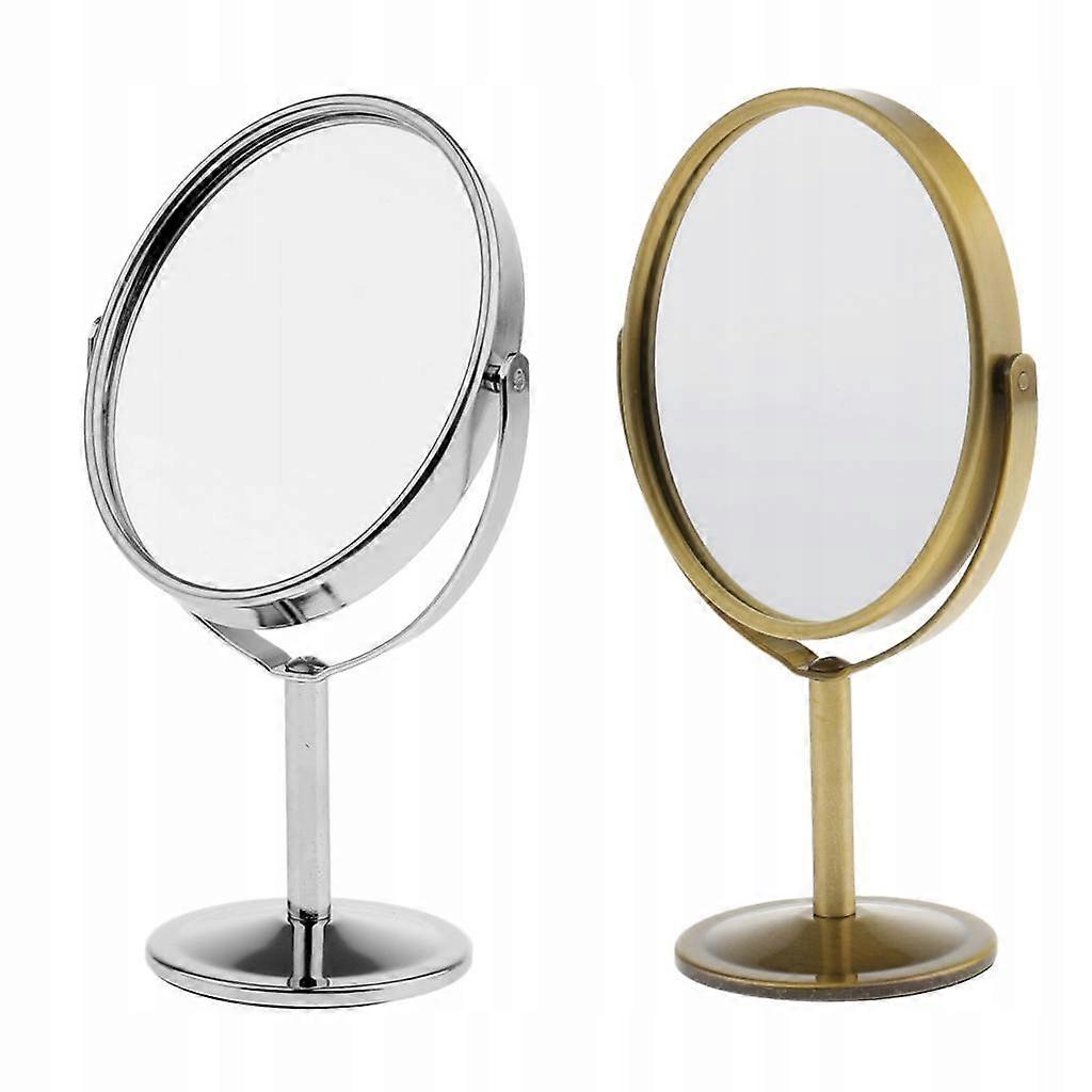 A Set Of Magnifying Cosmetic Mirrors For Makeup