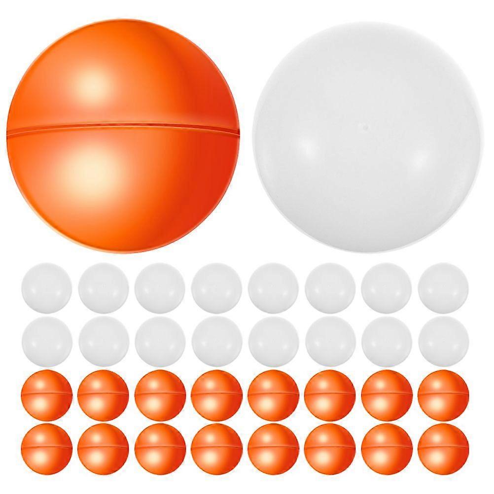 50Pcs Openable Lottery Balls Round Raffle Balls Game Balls Plastic Raffle Balls Party Props