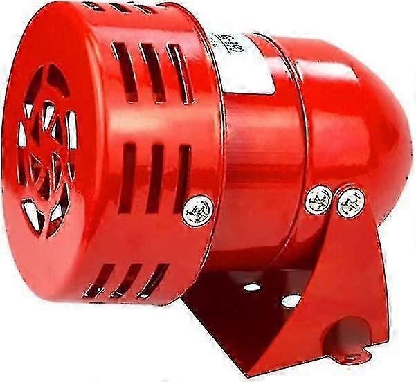 إنذار 220 فولت خارجي قوي ، إنذار سيرين 120db ، قناة موتور حمراء Sirne Mtal Horn Industry Boat Alarm Ruikalucky
