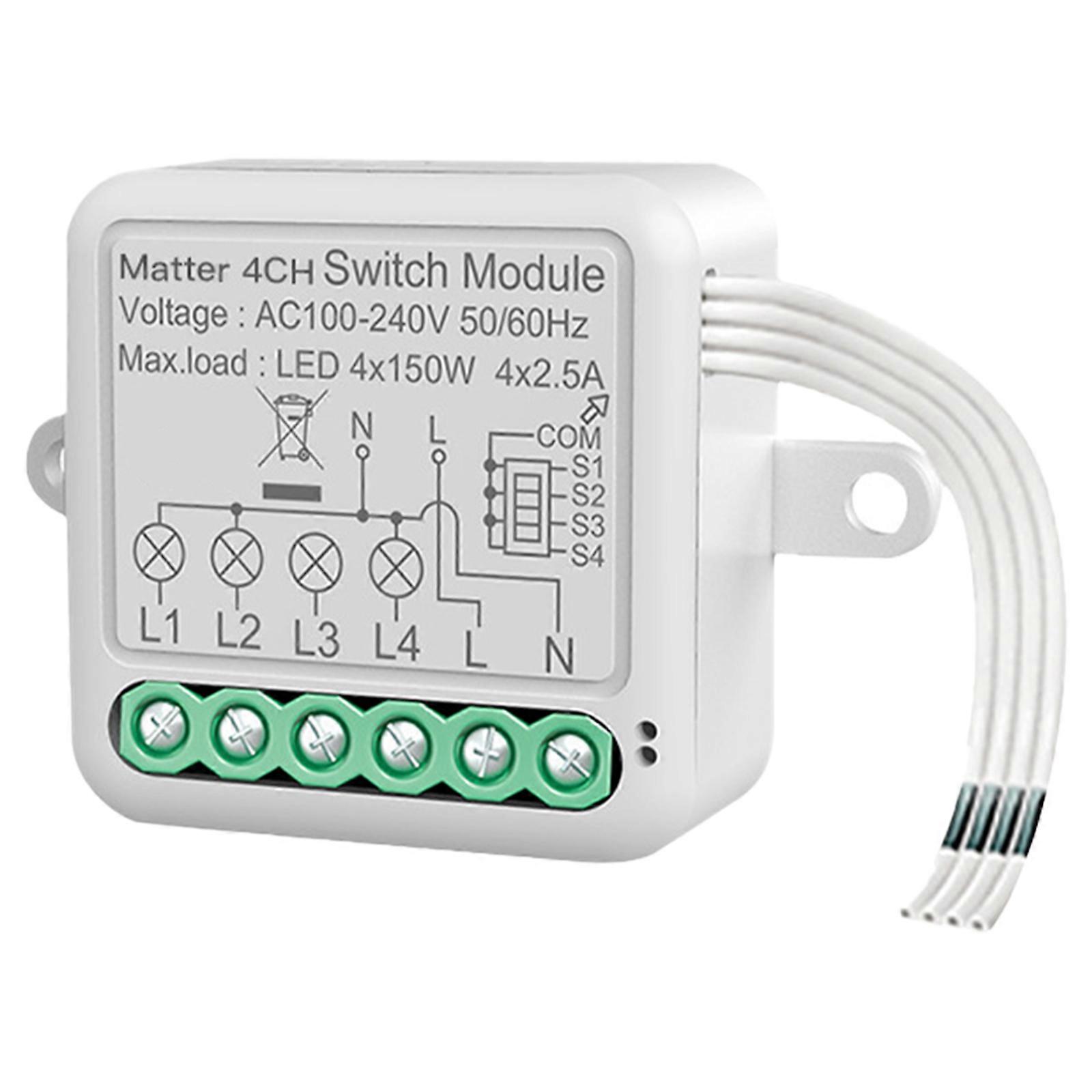 Remote Control Intelligent Switches Programmable Timer Outlet Voice Controlle for Household Electronics Management