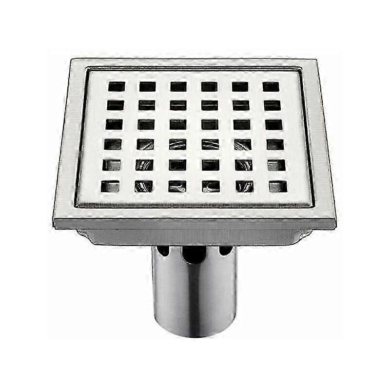 Square Shower Drain, 304 Stainless Steel, Removable Cover, High Flow Rate, Anti-Rust, Anti-Corrosion, Easy Cleaning, Compatible with US Hubless 2025