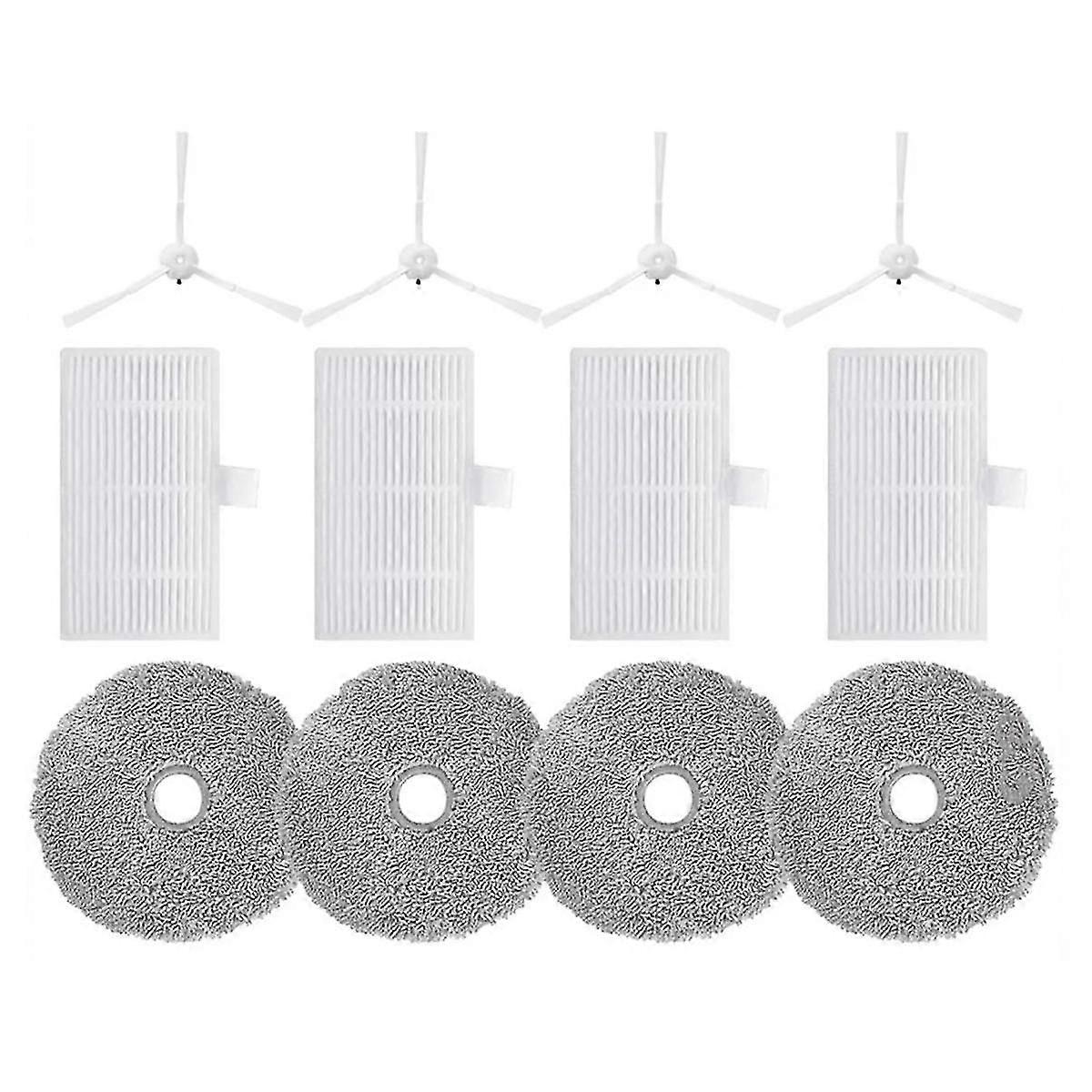 For U200 Pro Robot Vacuum Cleaner Side Brush Hepa Filter Mop Cloths Rag Spare Part Replacement Acce