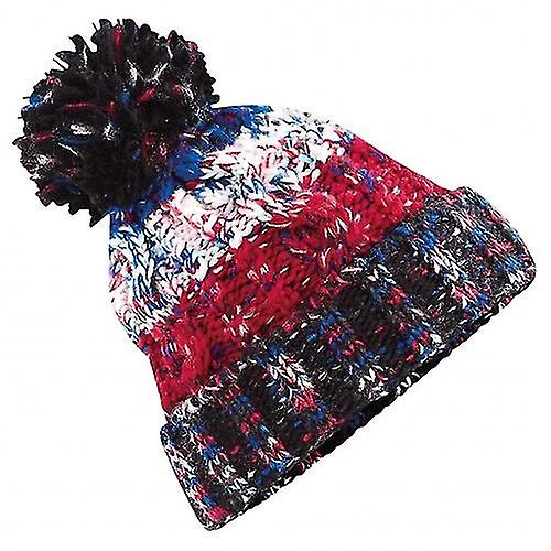 Beechfield Womens/damer korkskruv Pom Pom mössa