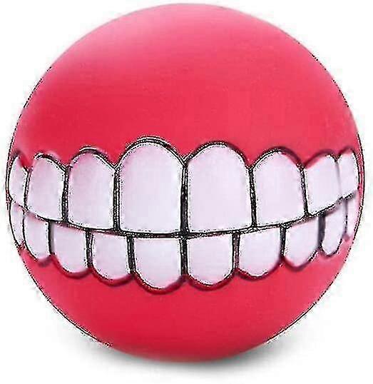 2025 Teeth Ball Toys Creative Pattern Interactive Cleaning Chew Small