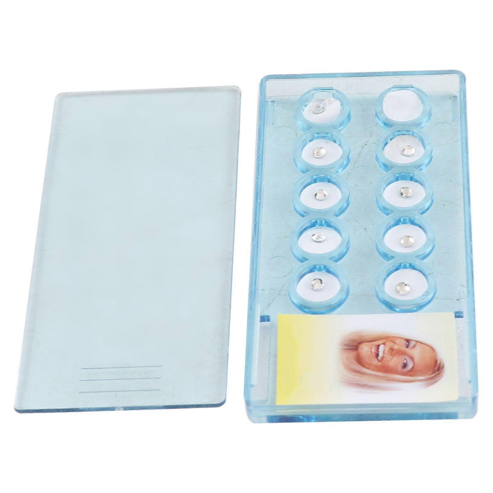 高品質の2mmホワイトクリスタルの歯の飾り、ダイヤモンド付き、ボックスあたり10個