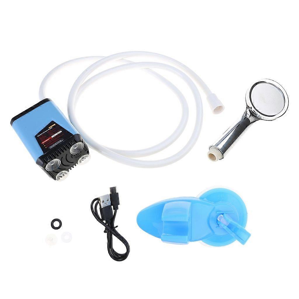 נטענת קמפינג מקלחת ניידת מחנה מקלחת משאבת חיצוני מקלחת ראש מקלחת