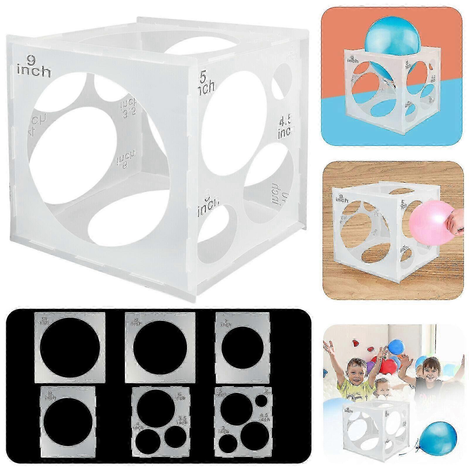11-Hole Balloon Sizer Box - Wedding Party Balloon Measuring Tool