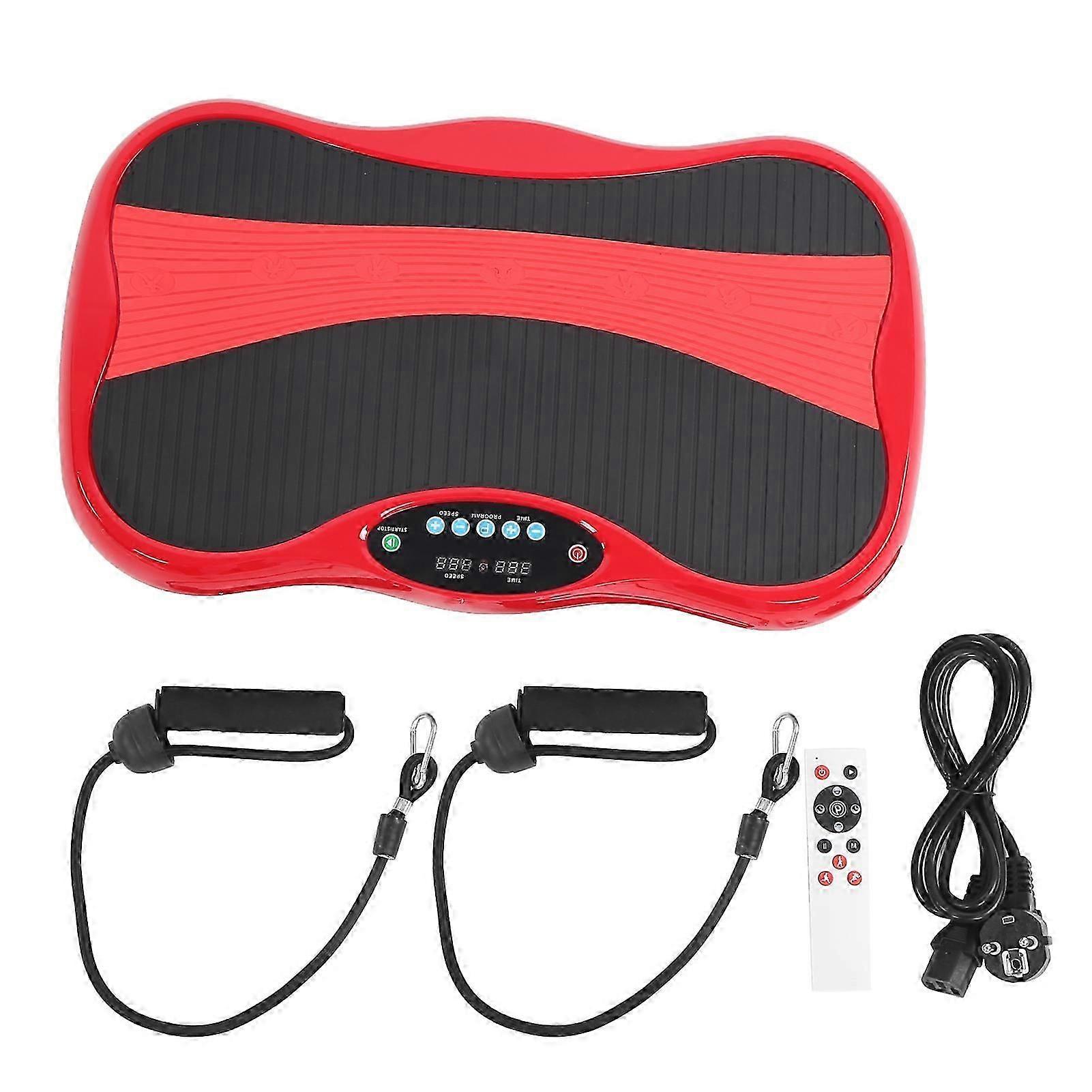 UltraThin תרגיל רטט פלטפורמת כושר לעיסוי רטט גוף מעצב מכונה (Prise EU 220V)