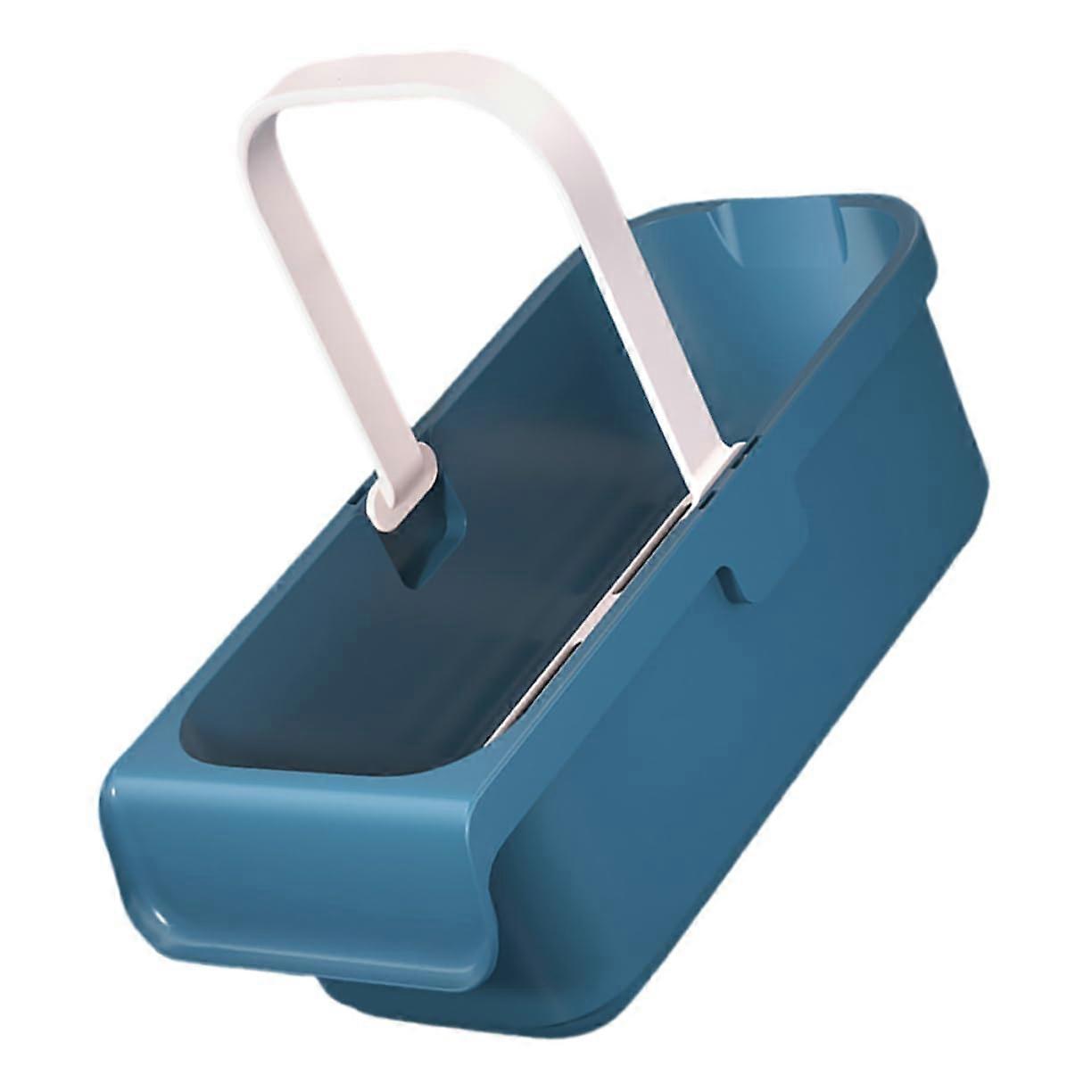 Large Rectangular Cleaning Bucket Plastic Mop Bucket Handle Water Pail for Floor Window Cleaning