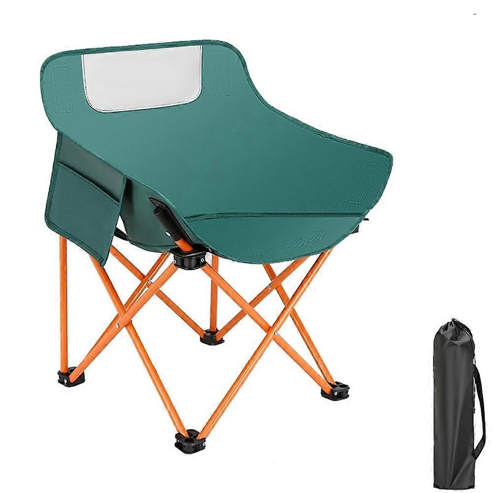 Portable Folding Outdoor Chair with Aluminum Frame for Hiking and Beach Green Ref: 5873