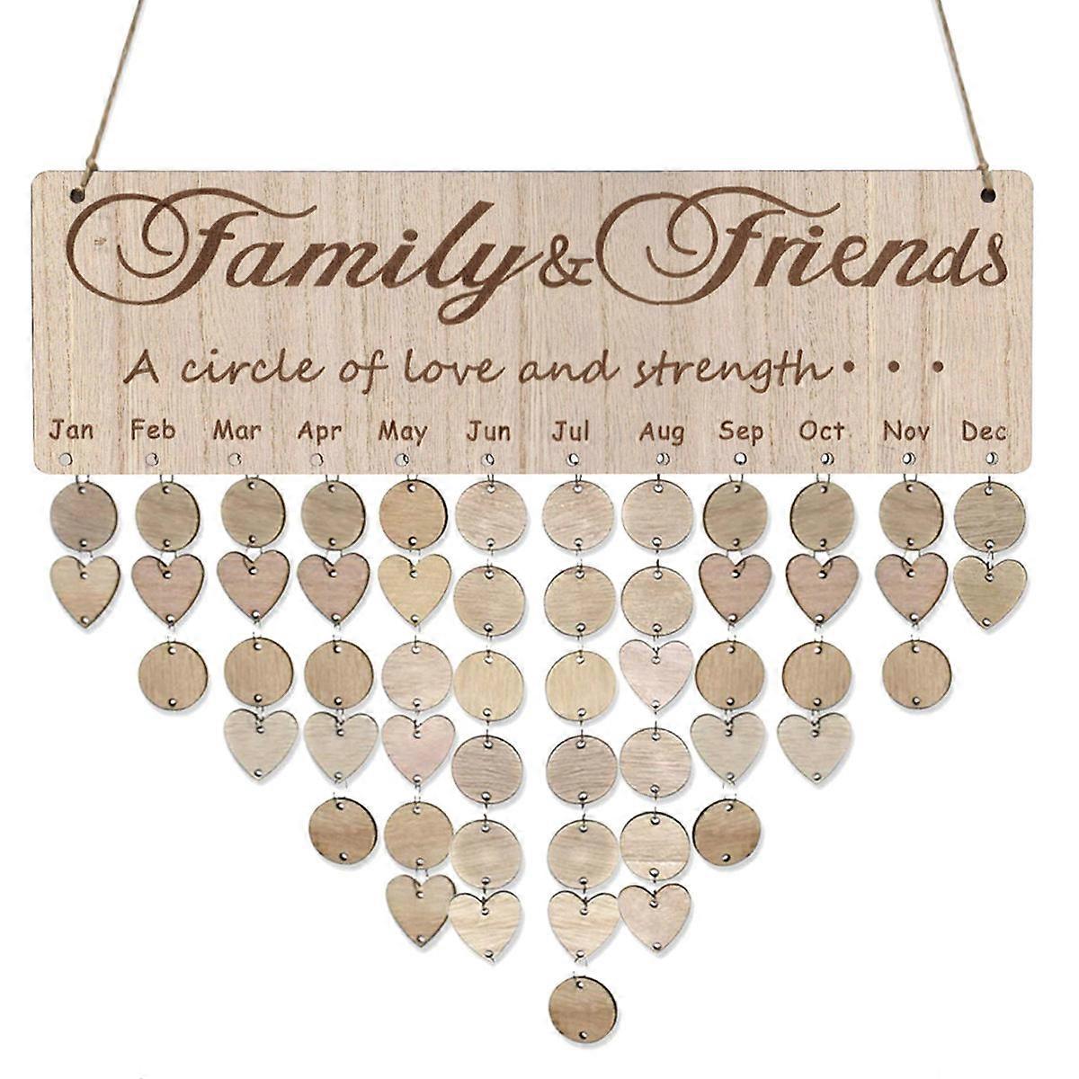 Family Calendar, Keeps Track of Events, Modern Nordic Style