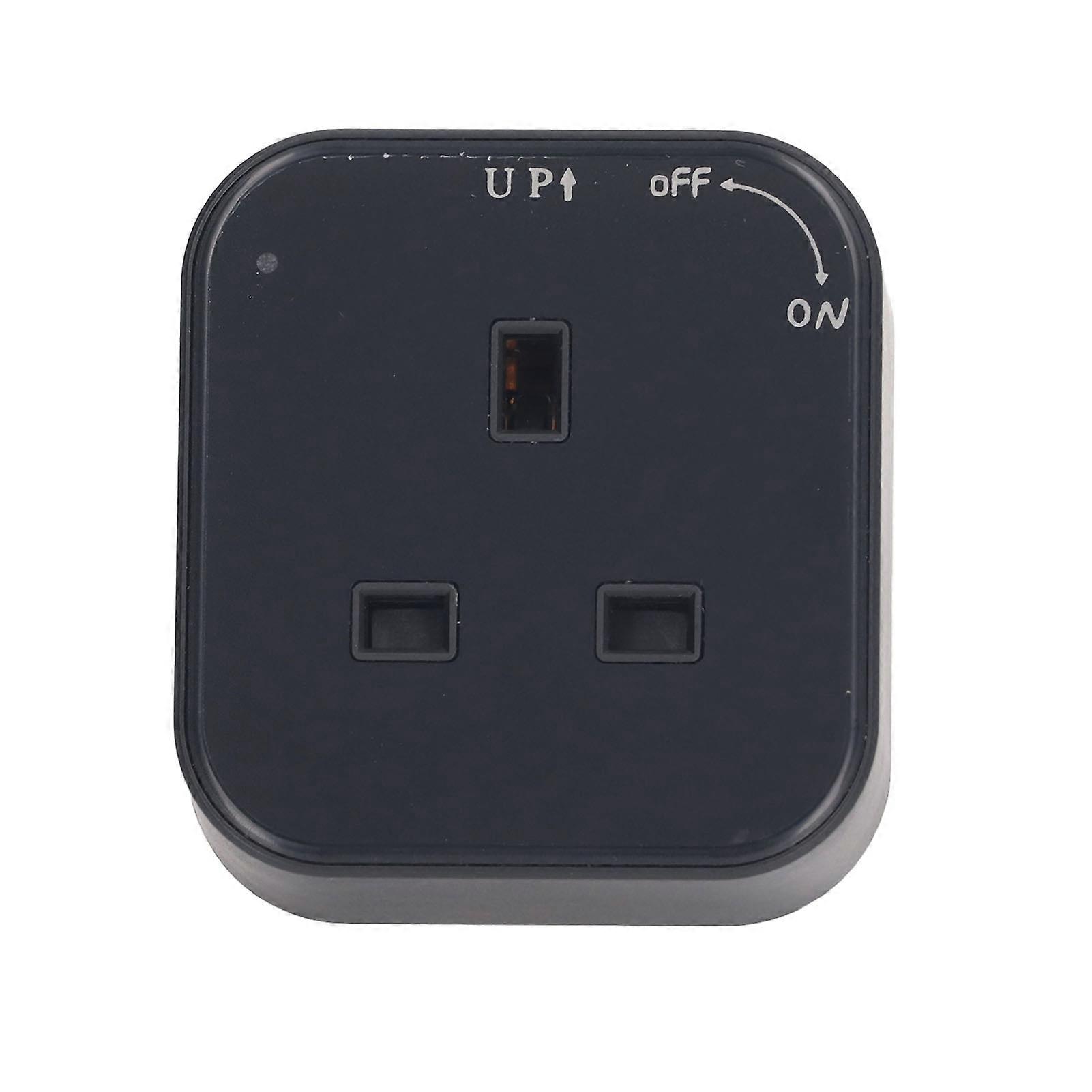 Track Socket Removable Outlet Adapter PC  13A  Socket Square with Light Indicator for Power Supply