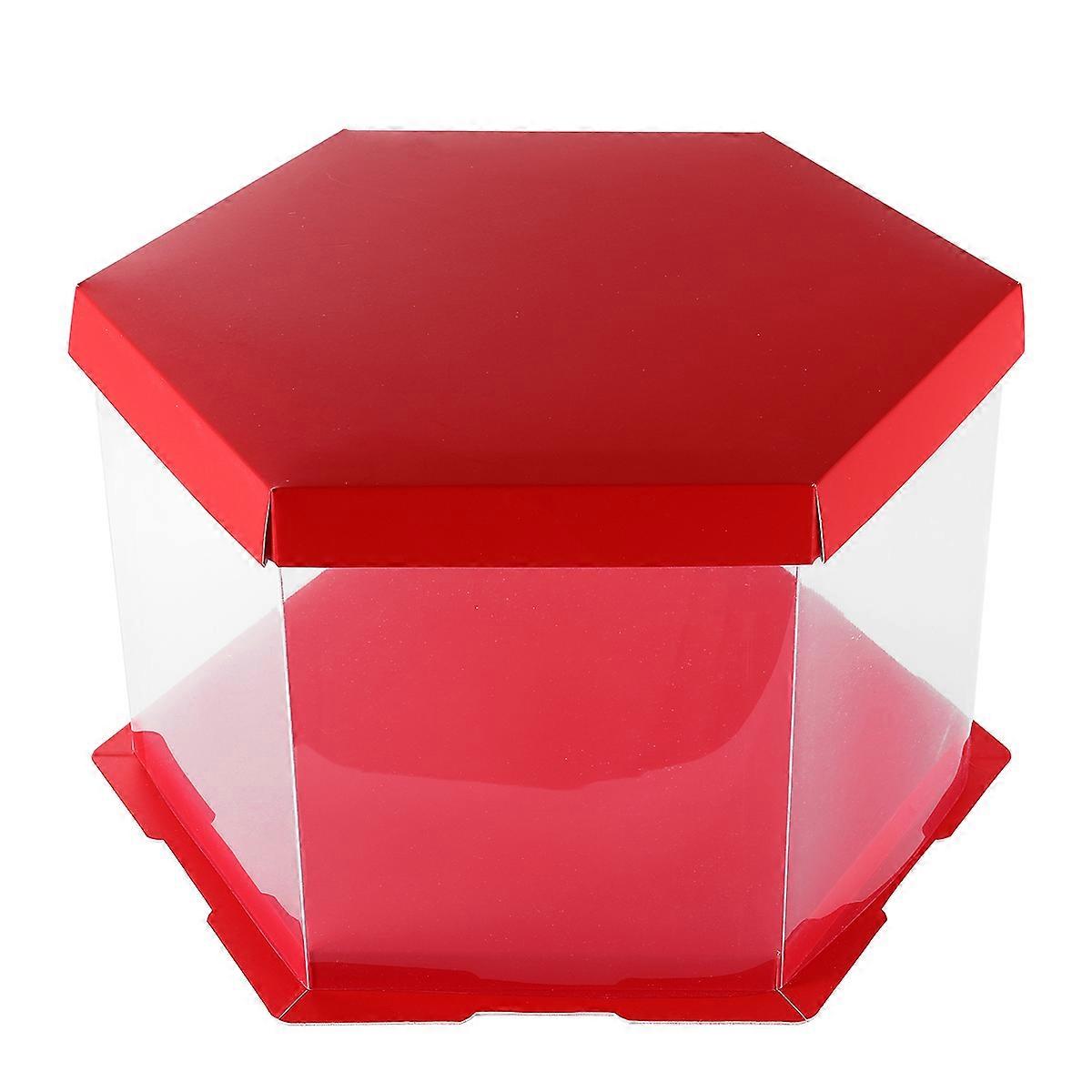 Cake Carriers Transparent Box For General Users Storage present Packaging 26X26X18CM 1Pack
