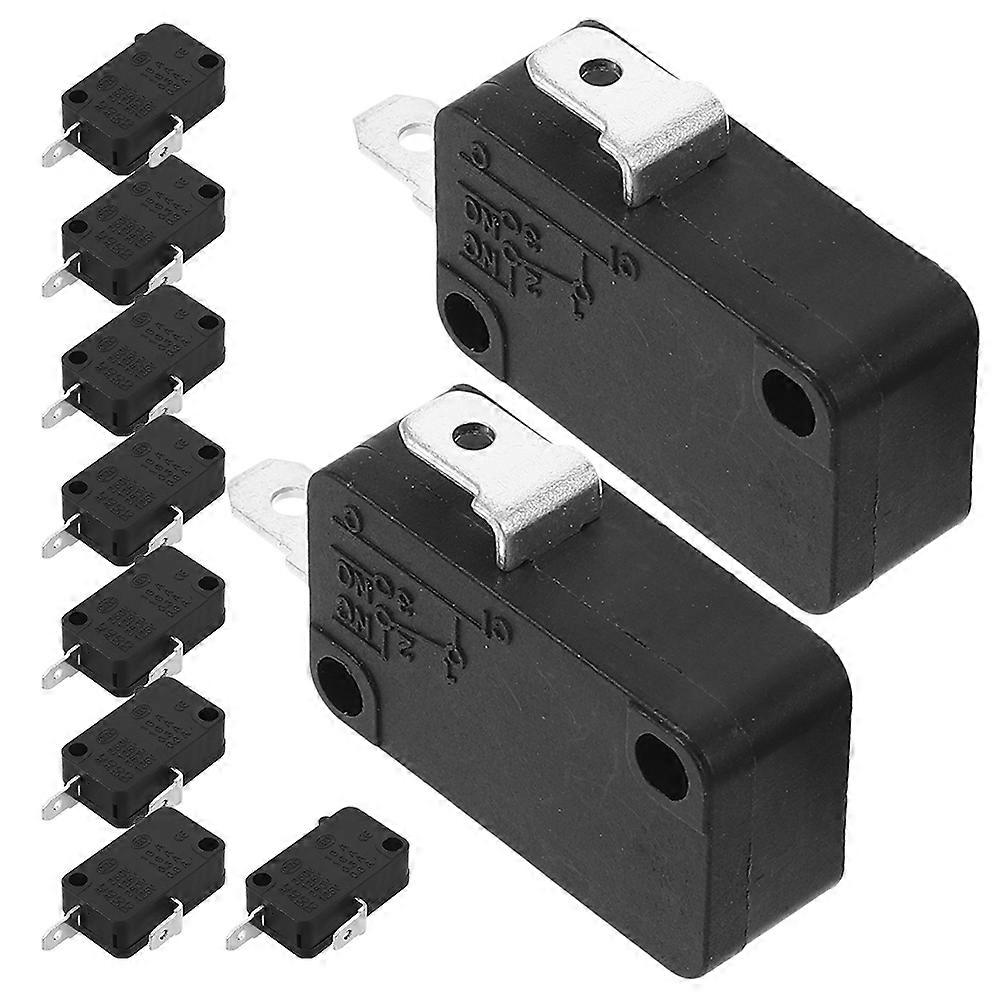 10pcs Microwave Door Switch Replacement Micro Switch Parts Efficient Cooking Compact Lightweight Design Easy Storage Kitchens
