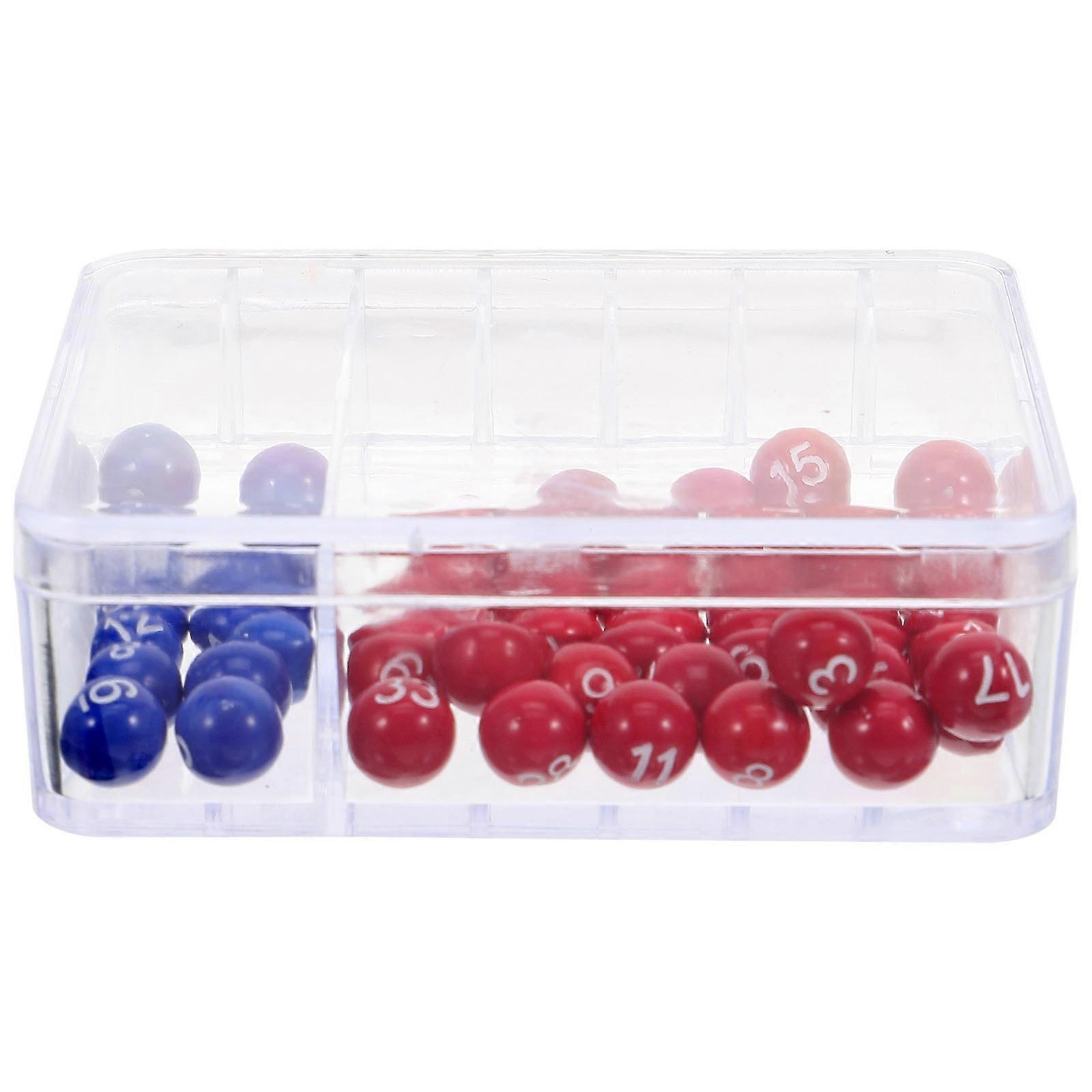 1 Set Machine with Raffle Balls – Educational Game for Teaching Probability, Statistics, Colors & Numbers – Fun Family Learning Activity