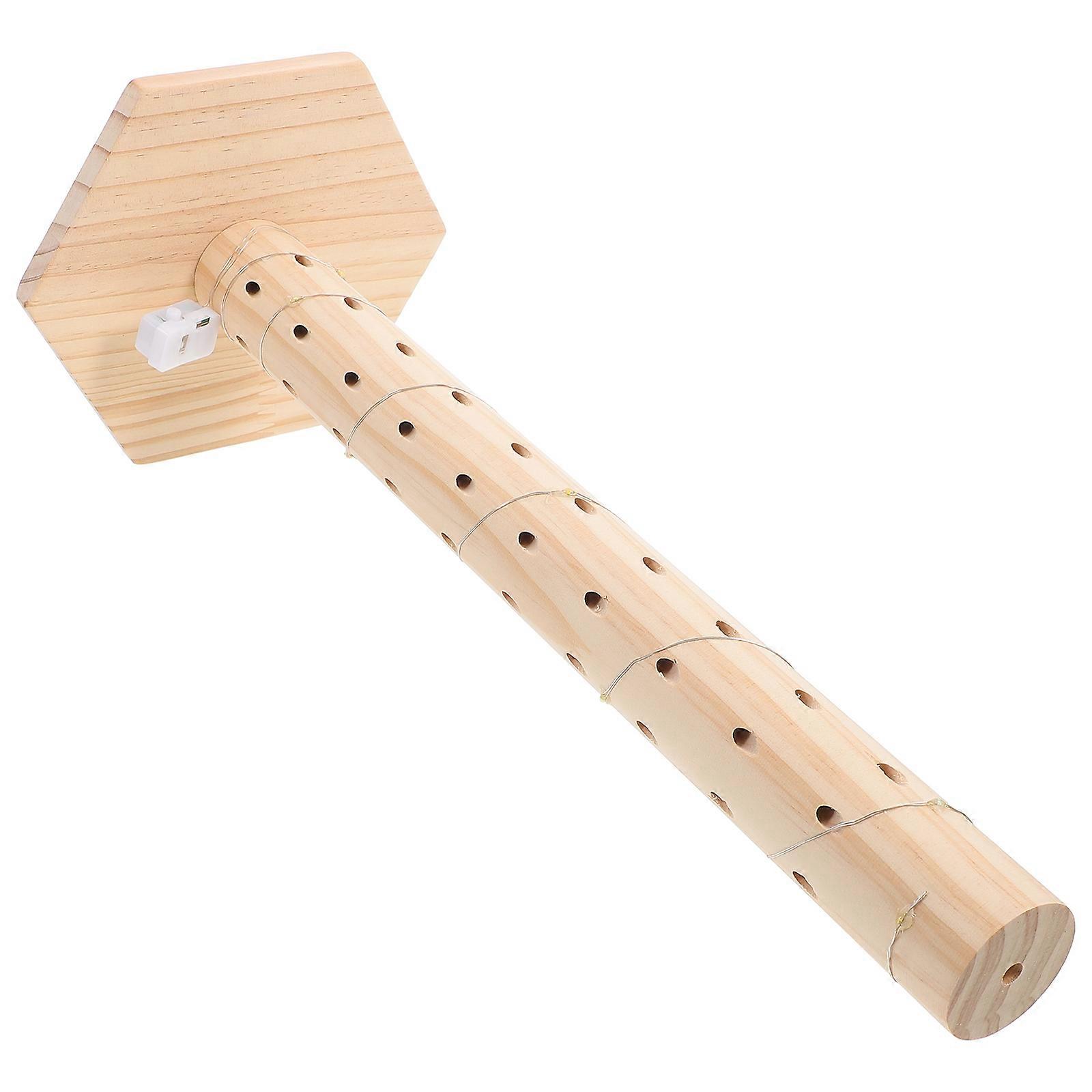 מעמד תצוגה פראייר מעמד עוגה מעמד עץ בסגנון מינימליסטי לחתונות 40.00X16.50X16.50 ס"מ אחסון 1 חבילה