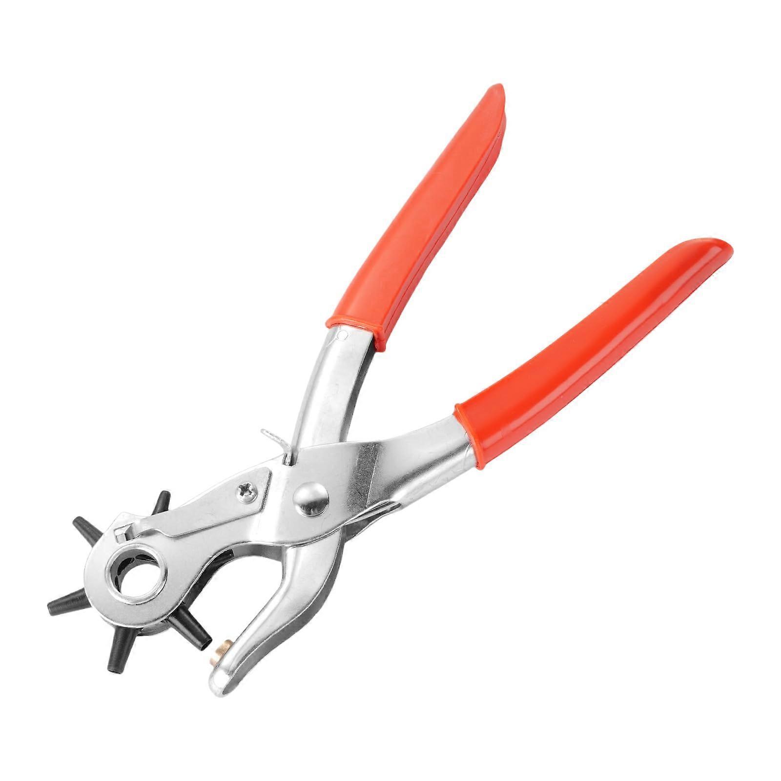 Multifunctional belt punching pliers leather punching tool useful round machines household tool Ref: 2853