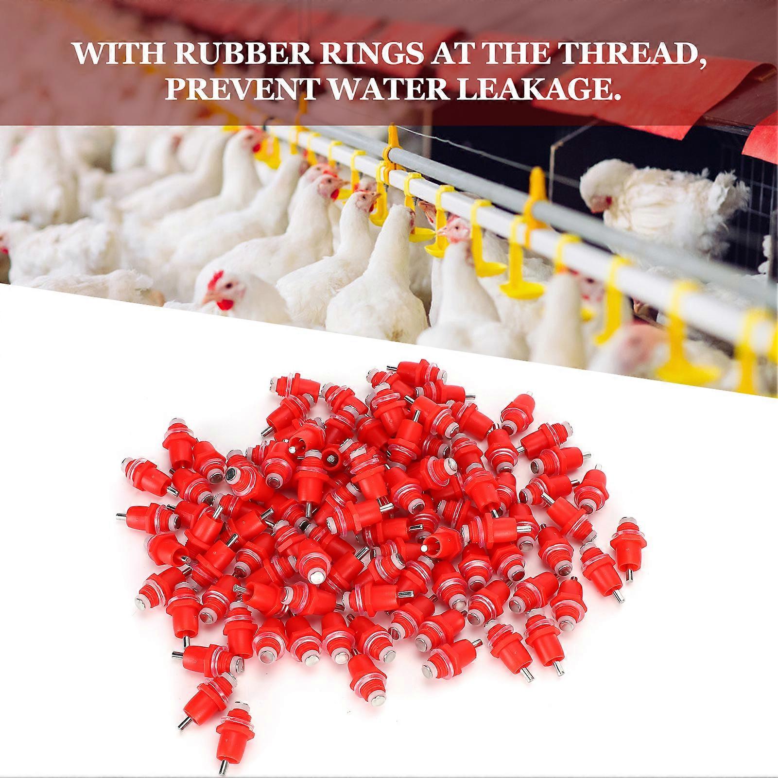 100 Pack Three-Way Automatic Chicken Drinkers