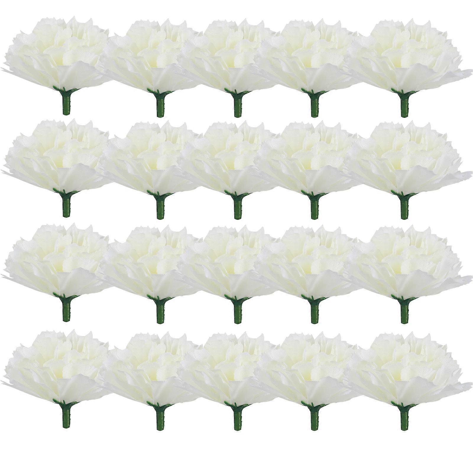 Wedding Decor Flower Simulation Flower Simulated Carnation Scene Layout Ornamental 20Pcs
