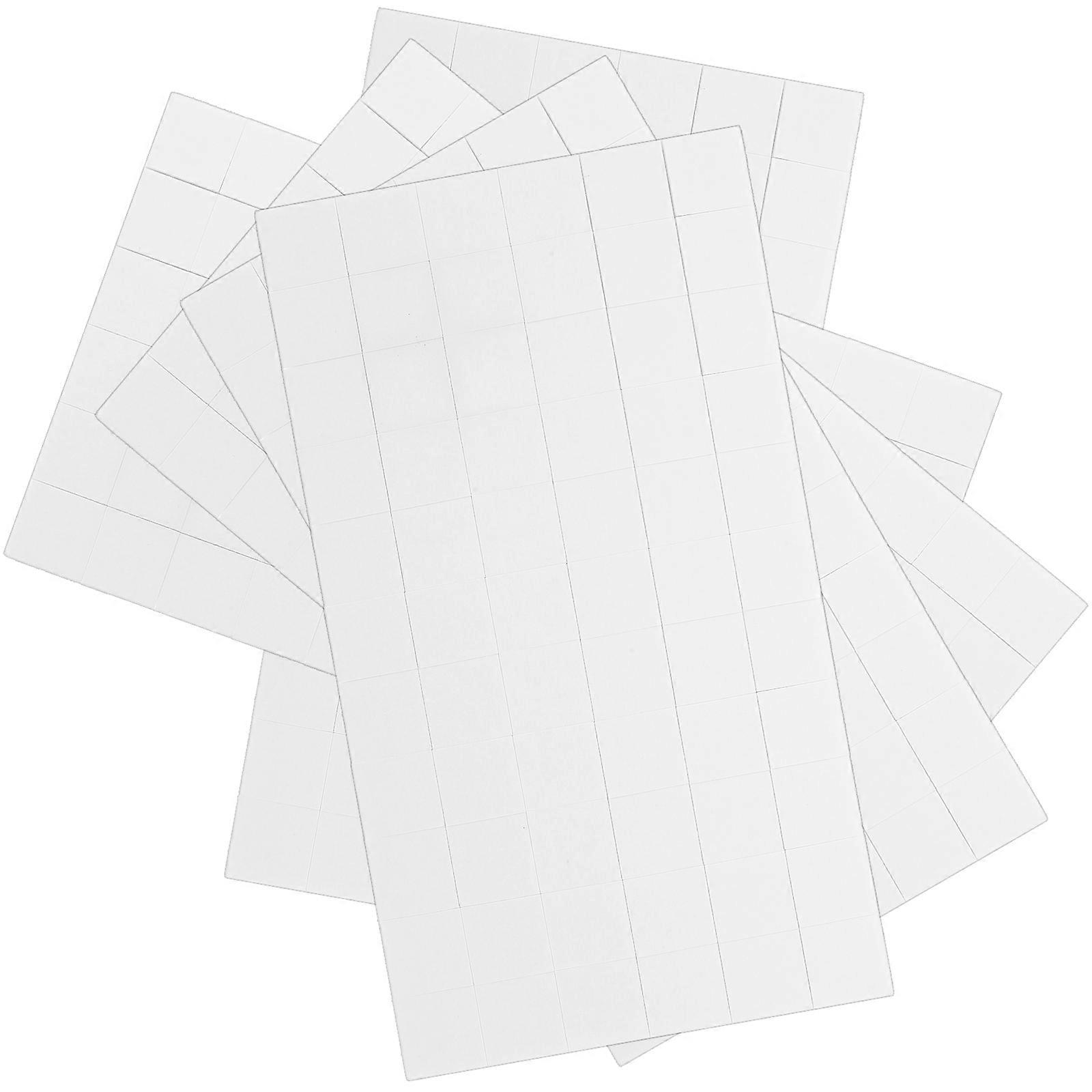 Self Adhesive Foam Squares – 5 Sheets Double Sided Mounts for Crafts, Scrapbooking, Photo Frames, DIY Decorations – Strong Adhesion for Glass,