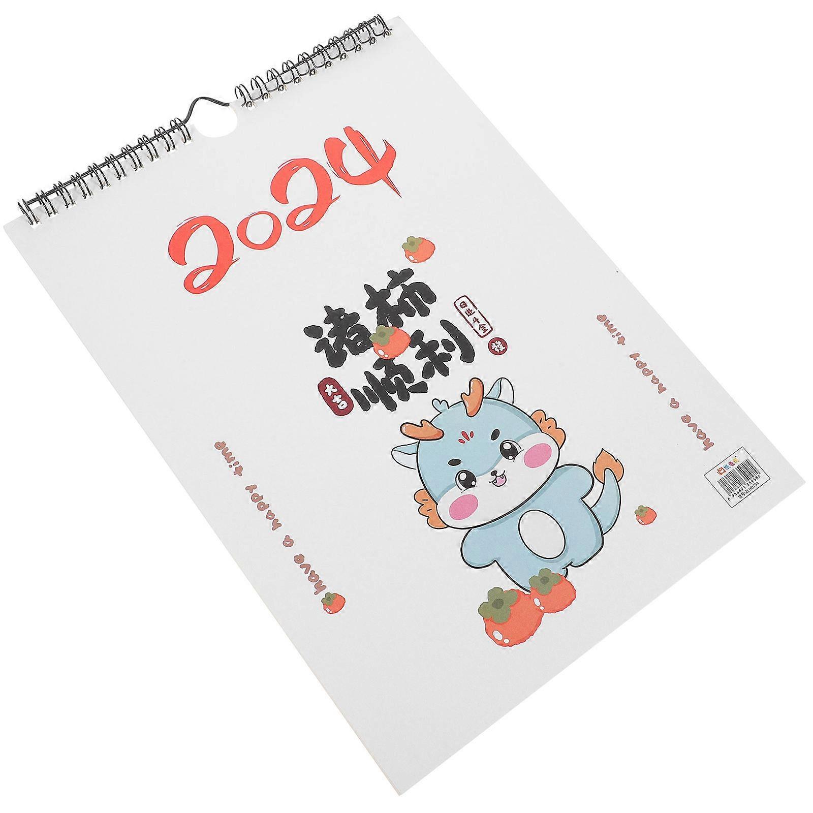 Cartoon Wall Calendar for Home Office Use Lightweight Design for Easy Scheduling and Organization