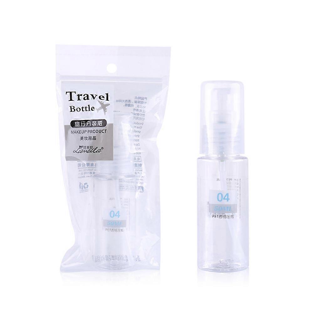 Toiletry Travel Containers Refillable Oval Bottles For Durable 3Pcs